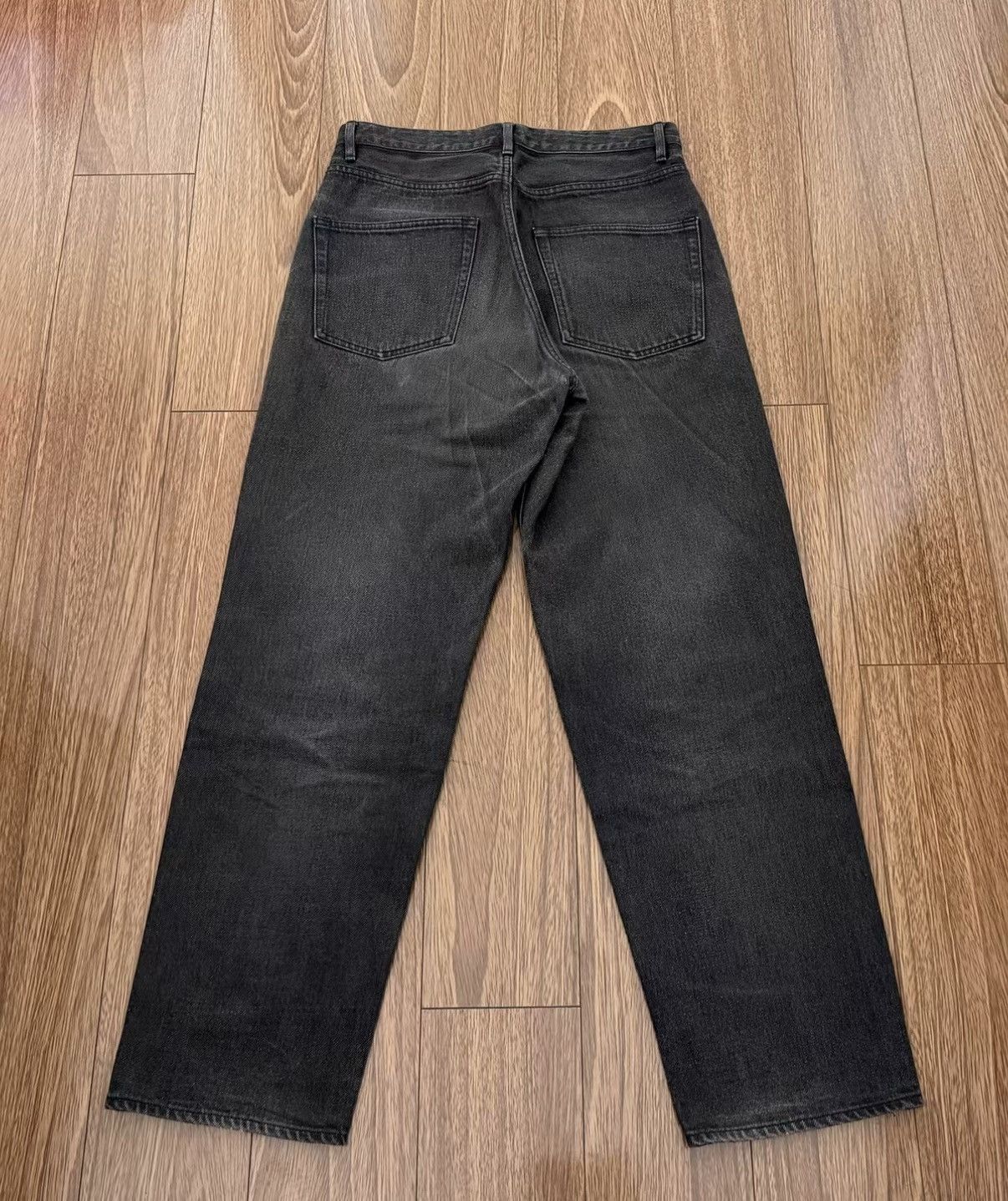 Auralee AURALEE SELVEDGE FADED HEAVY DENIM WIDE PANTS J6 Size US 30 / EU 46 - 2 Thumbnail