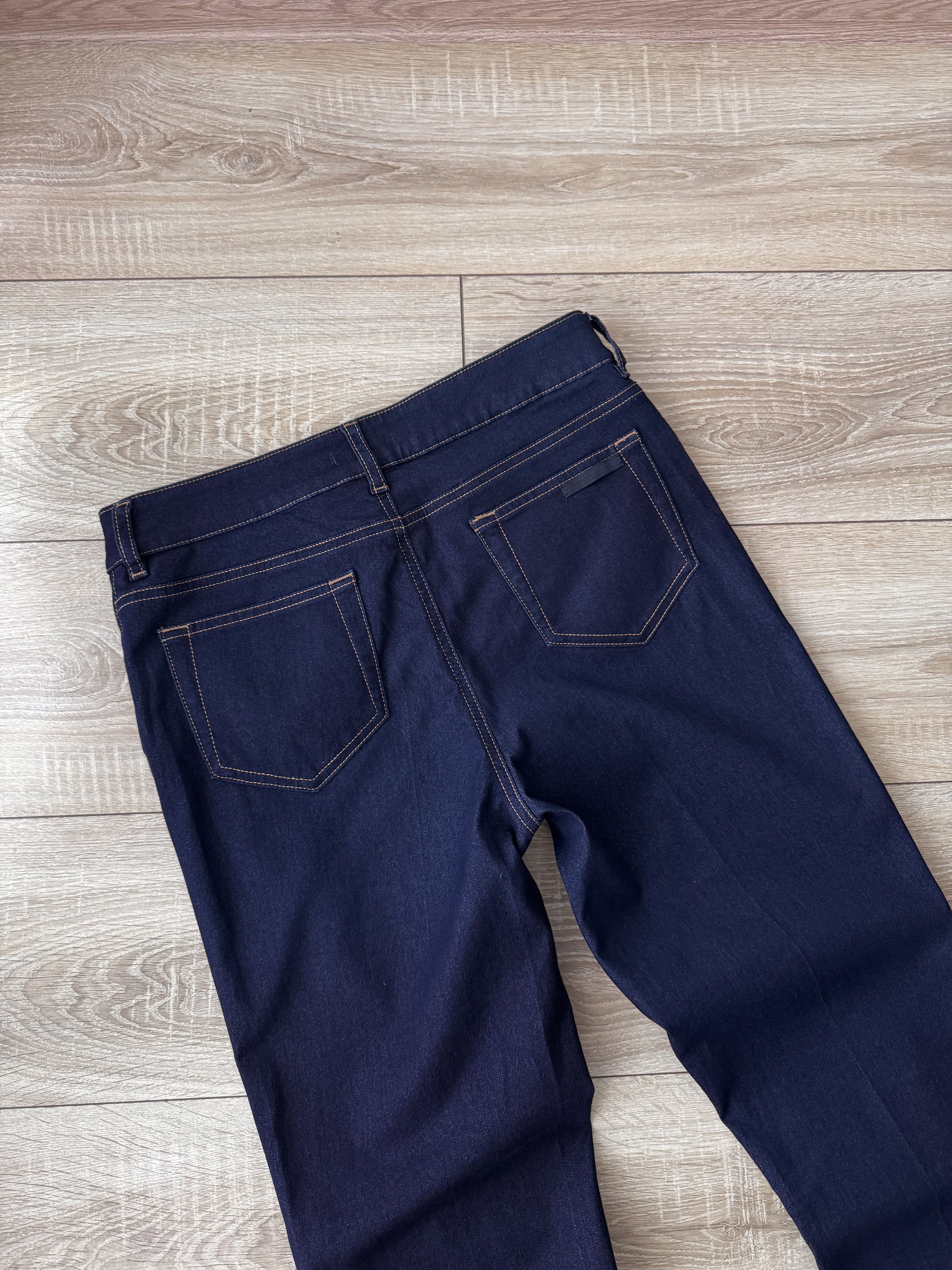 Prada Prada Indigo Dark Navy Luxury Bootcut Fit Jeans Size 29" - 4 Thumbnail
