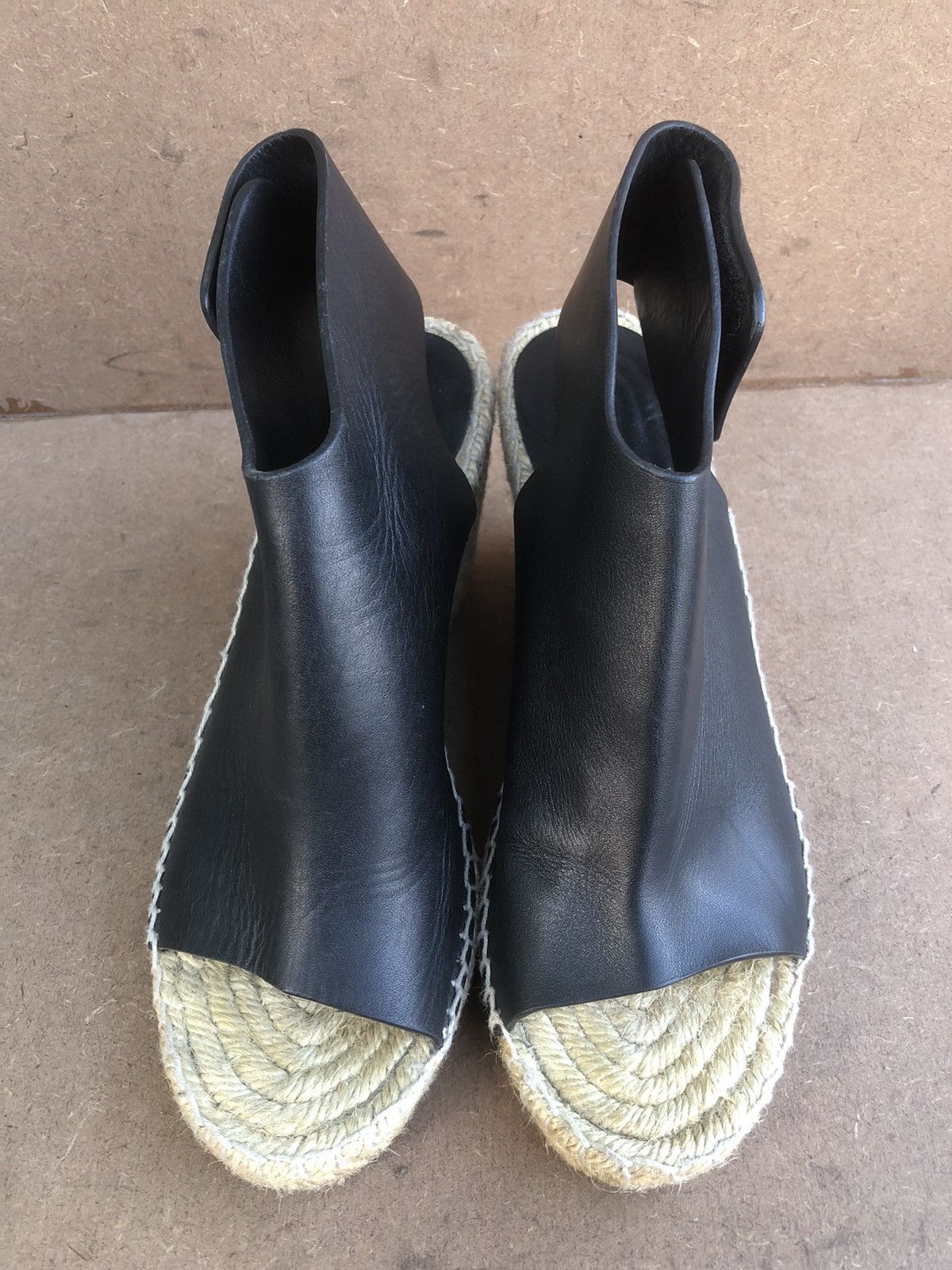 Celine CELINE Black Wedge Sole Size 36 Size US 7 / IT 37 - 2 Thumbnail
