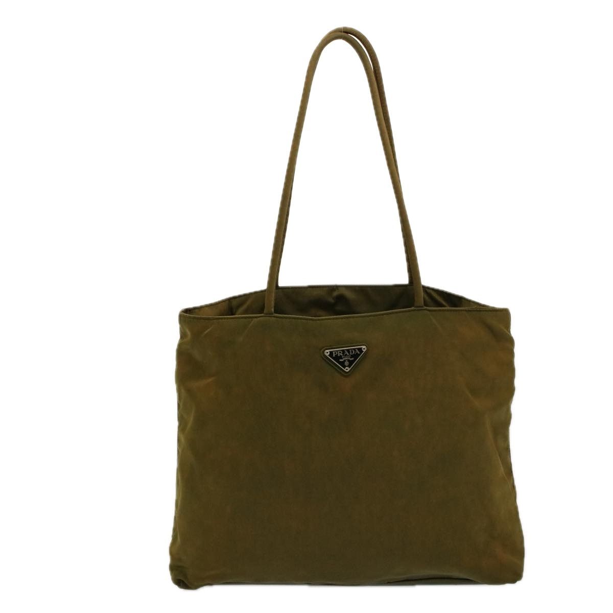 image of Prada Handbag in Khaki, Women's