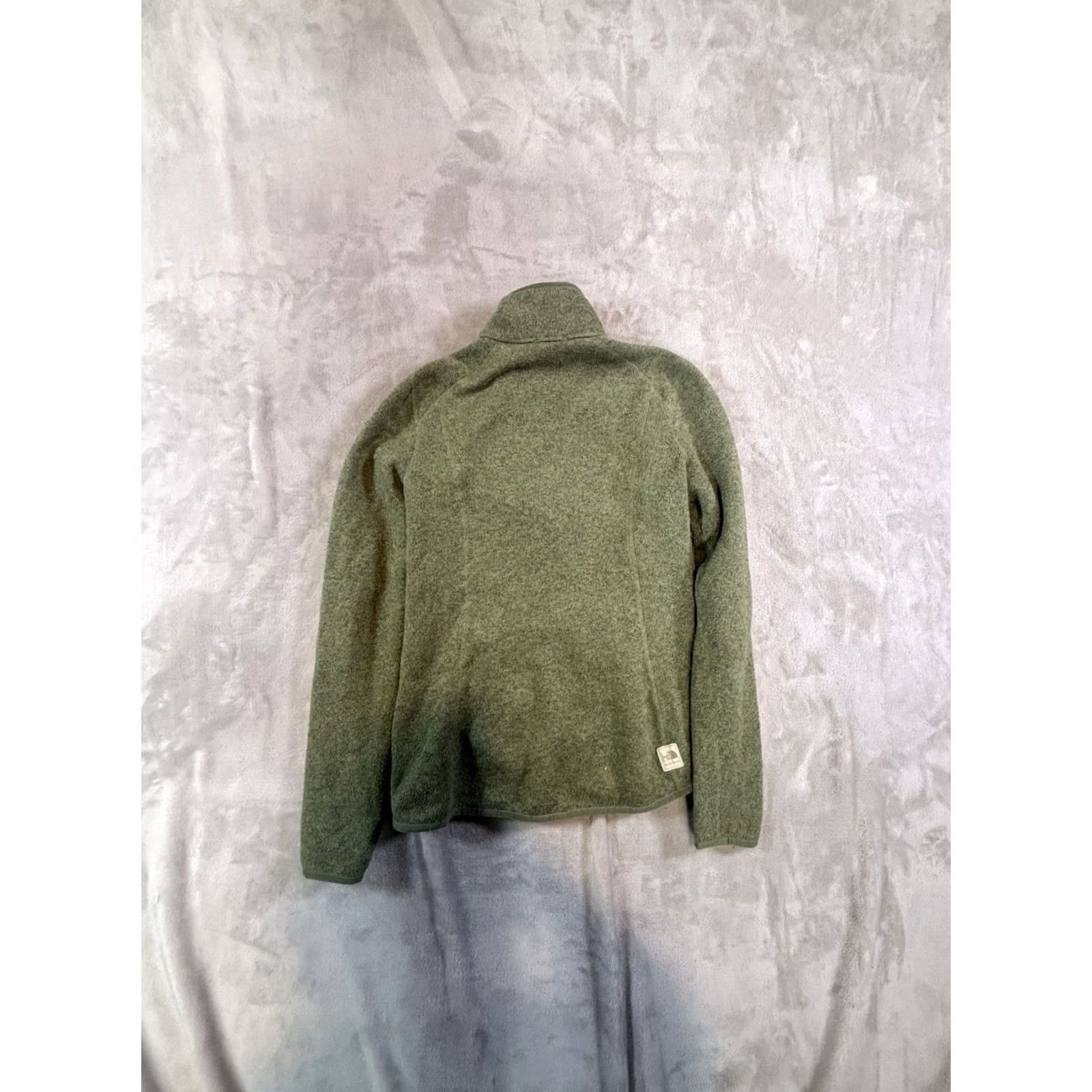 The North Face The North Face Green Women's Long Sleeve Fleece Jacket W/ Thumbholes, Size M Size M / US 6-8 / IT 42-44 - 7 Thumbnail