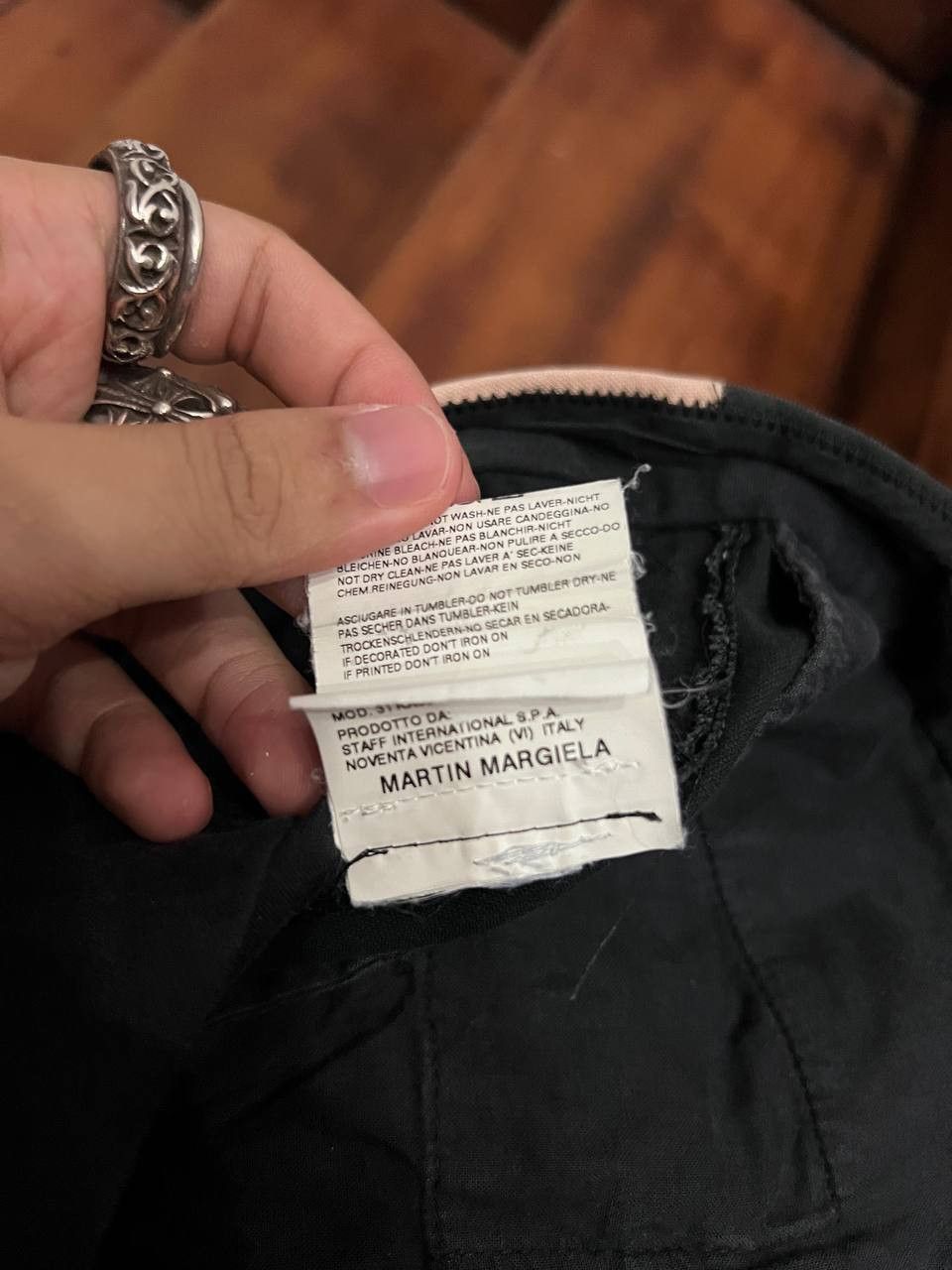 Maison Margiela SS08 Maison Martin Margiela Blank Tag Stripe Panel Pants Size US 28 / EU 44 - 8 Thumbnail