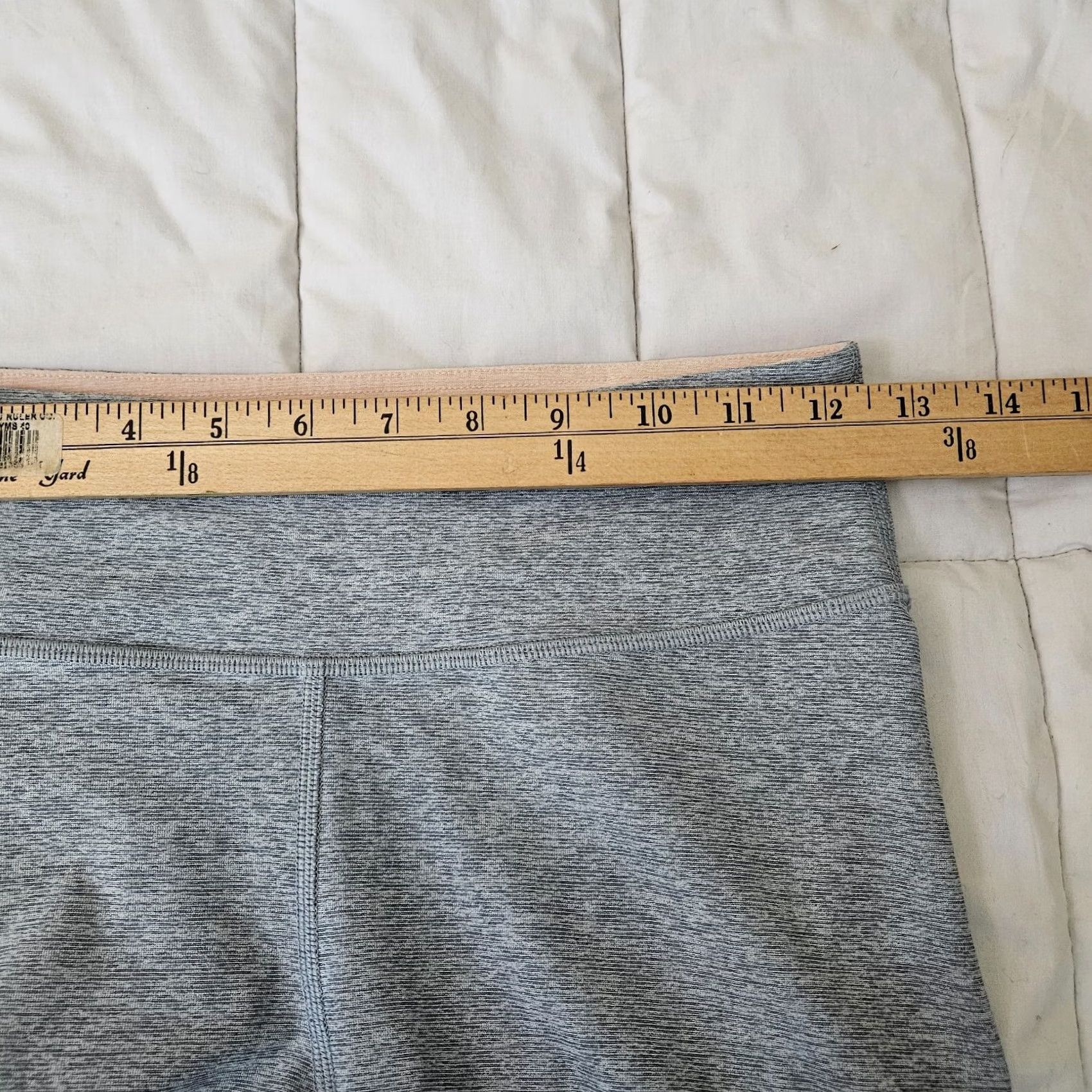 Outdoor Voices Outdoor Voices Women's Skinny Leg blue gray Stripes ankle Pant S Size 28" / US 6 / IT 42 - 6 Thumbnail