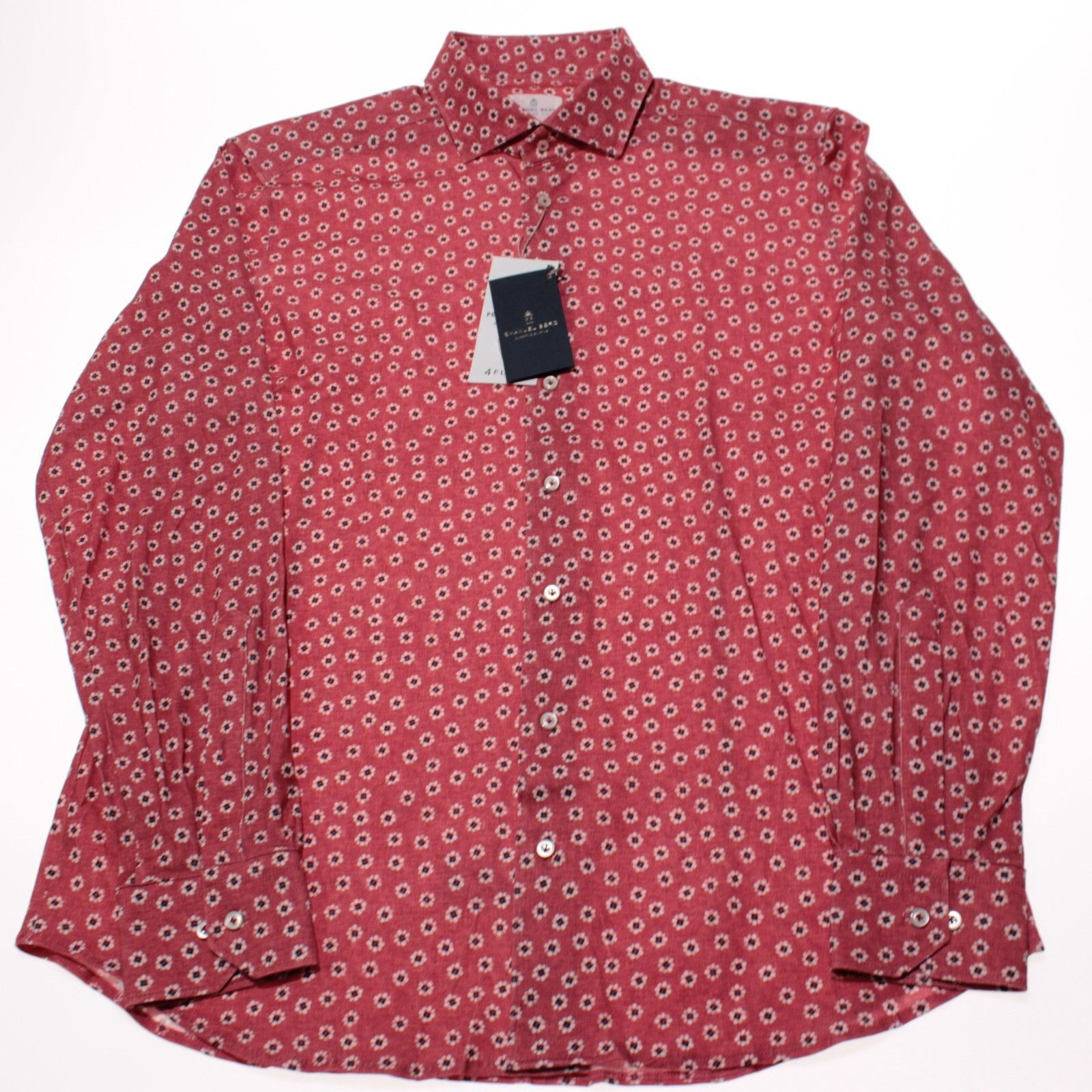 Emanuel Berg New with tags Shirt Size XL US In Red
