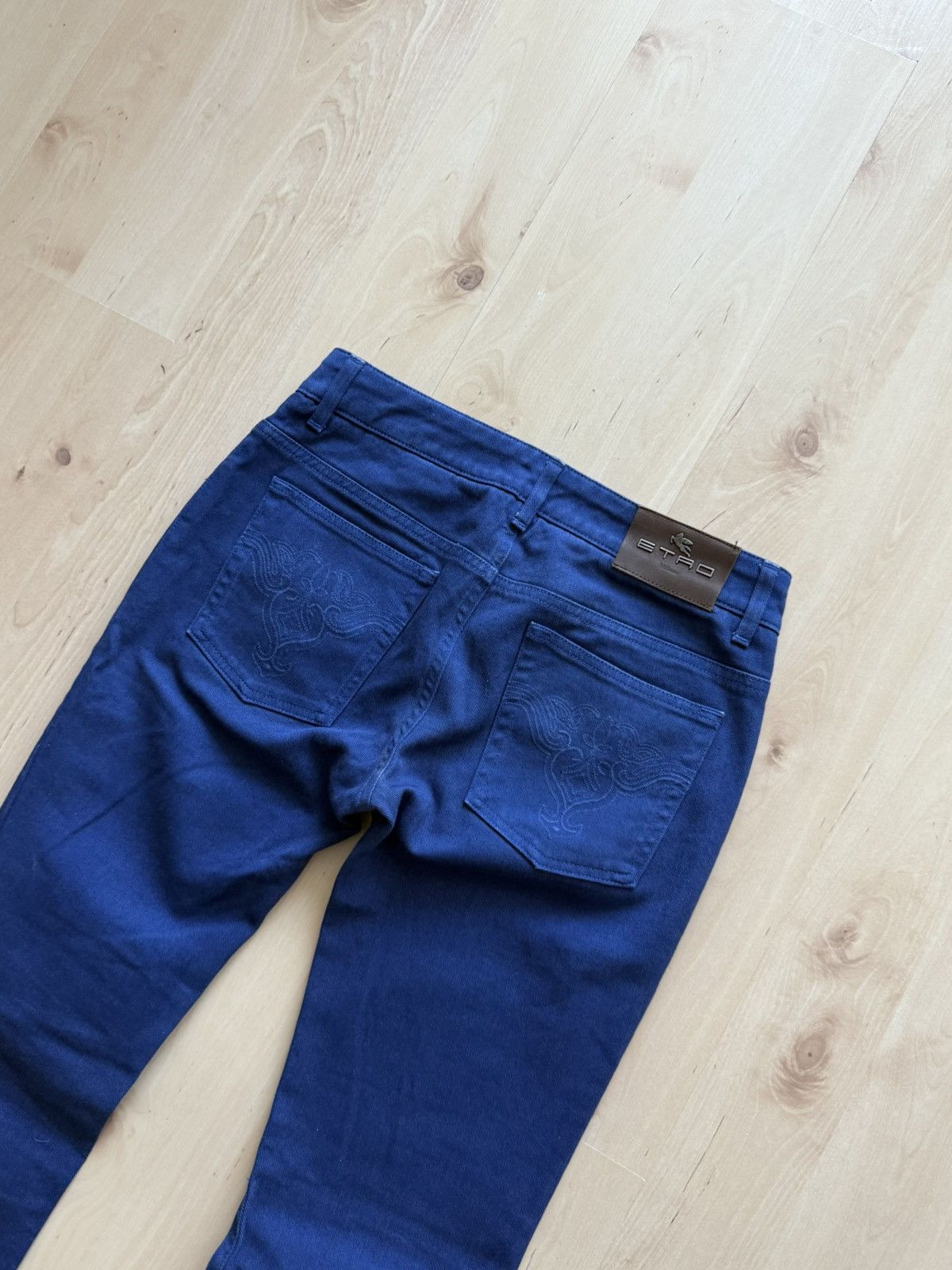 Etro Etro Milano bootcut vintage denim jeans deep blue Size 27" / US 4 / IT 40 - 7 Thumbnail