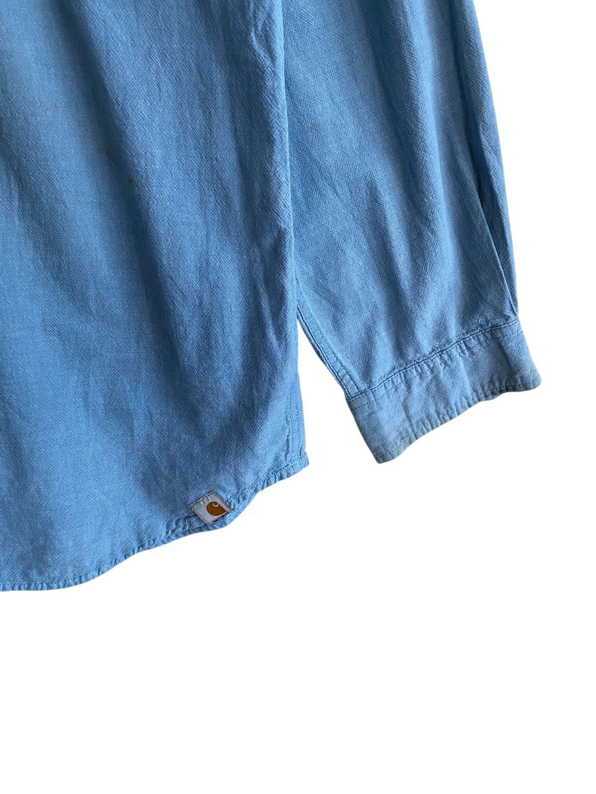 Carhartt Rare Design Vintage Brand Carhartt Denim Shirt 2000s Size US XL / EU 56 / 4 - 5 Thumbnail