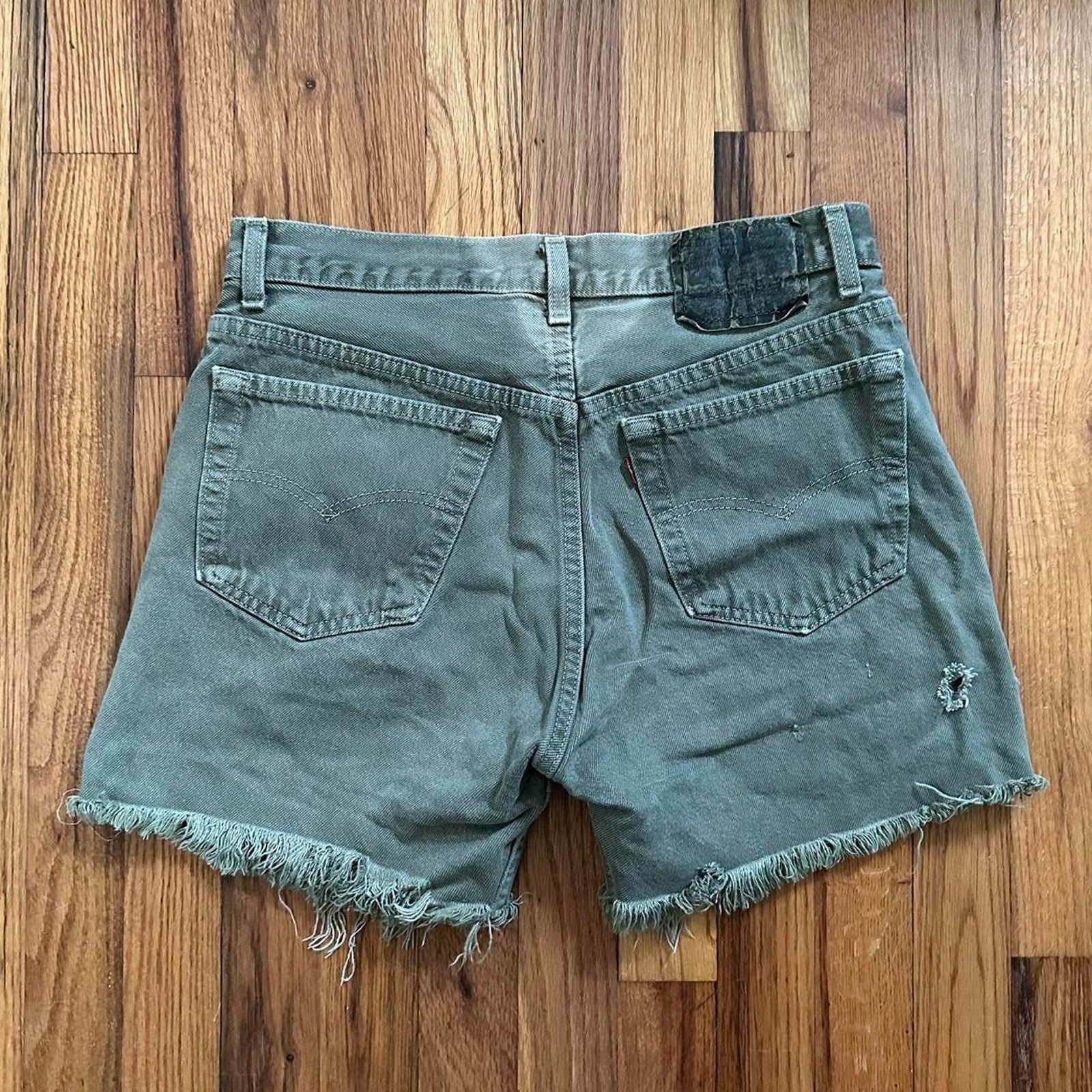 Levi's × Vintage Vintage 90s Levis 501 XX Cut Off Shorts Distressed Grunge 30 Size 30" / US 8 / IT 44 - 2 Thumbnail