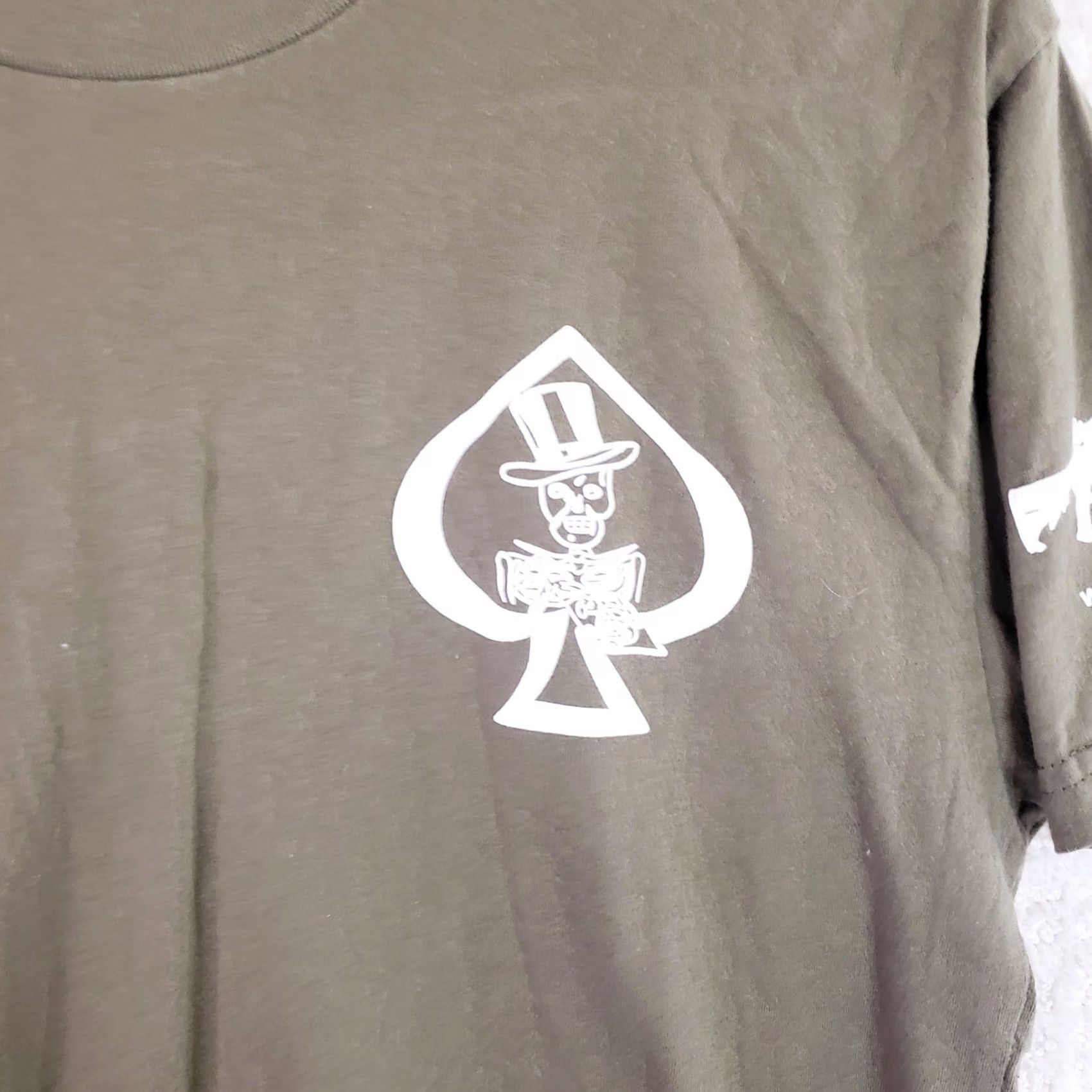 Vintage Nine Line Shepard Tactical Dollar Bill Green American Flag T Shirt Mens S Crew Neck Short Sleeve Cotton Jersey Logo Graphic All Over 19" AtoA Size US S / EU 44-46 / 1 - 5 Thumbnail