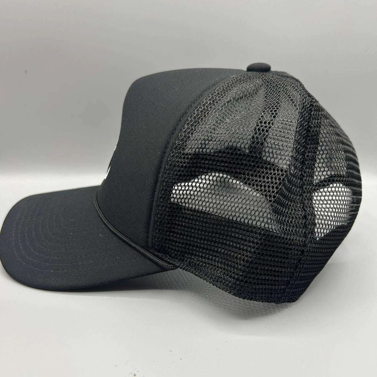 Adidas Adidas Aeroready Trucker Hat Men Black Embroidered Snap Back Size ONE SIZE - 3 Thumbnail