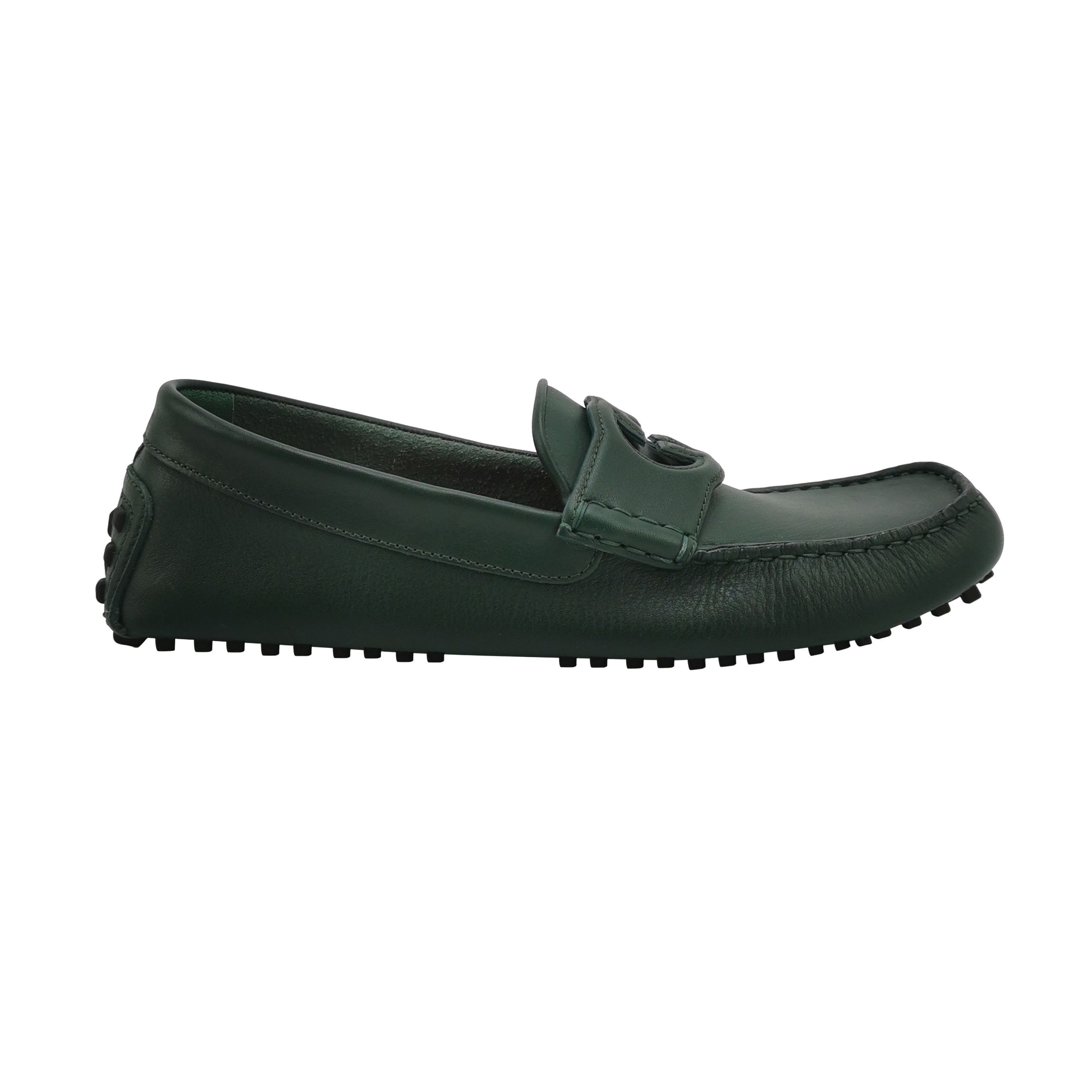 Gucci Gucci Interlocking G Leather Loafers 40.5 Size US 7 / EU 40 - 1 Thumbnail