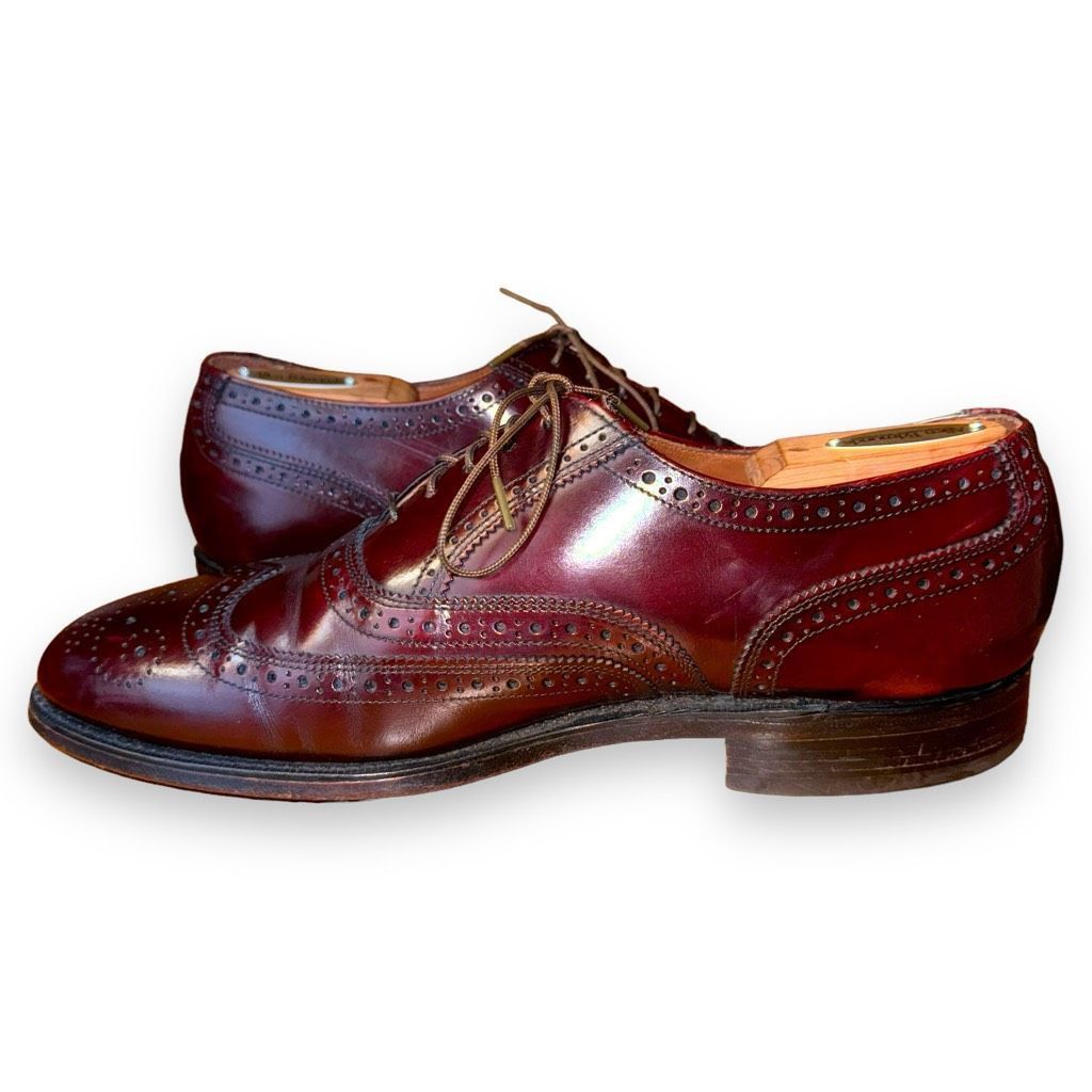 Hanover Hanover Handmade in USA Wingtip Oxford Dress Shoes 9.5 Size US 9.5 / EU 42-43 - 6 Thumbnail