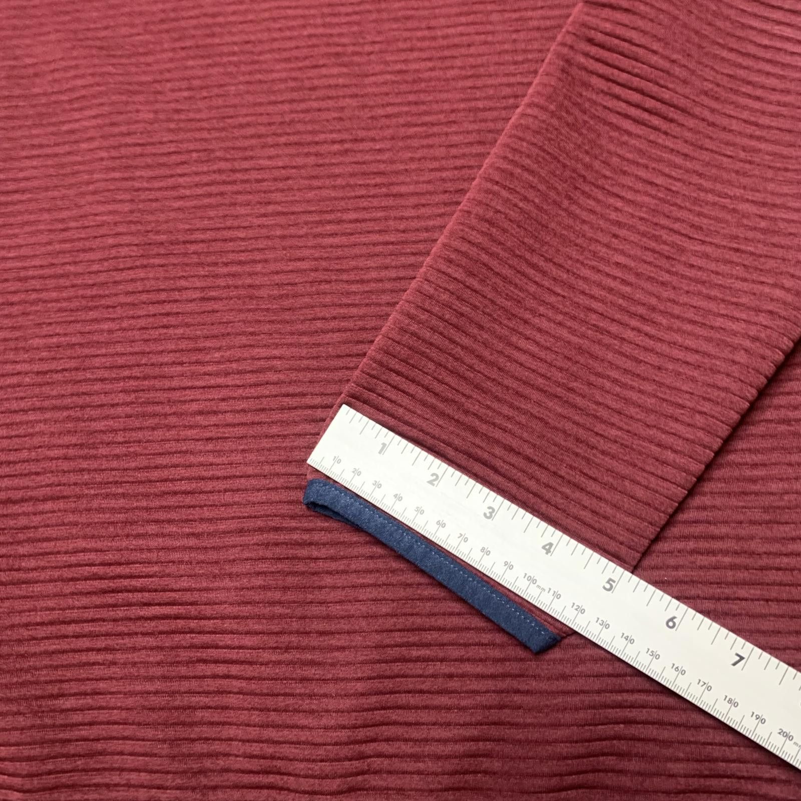 J.Crew J.Crew Men's Large Authentic Fleece Burgundy Pullover Size US L / EU 52-54 / 3 - 9 Thumbnail