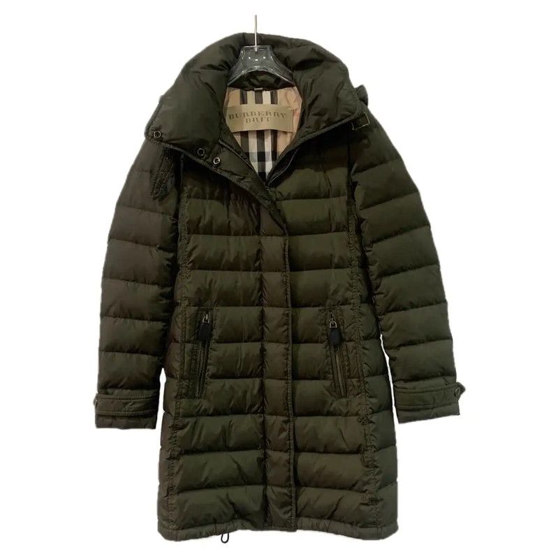 Burberry Burberry Army Green Nylon Puffer Jacket Size XS / US 0-2 / IT 36-38 - 1 Thumbnail