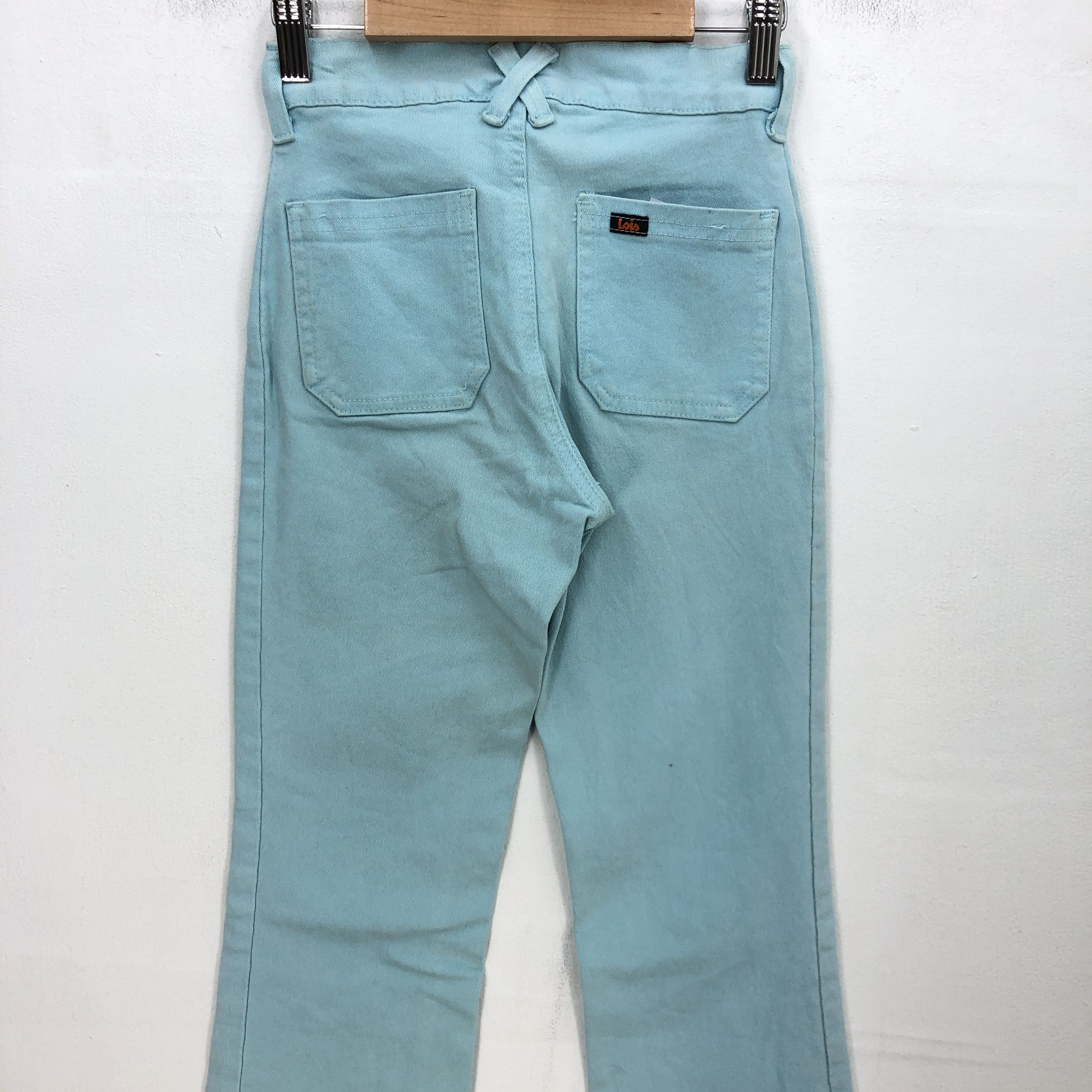 If Six Was Nine Vintage Japanese Jeans Boot Cut Denim Super Flare Pants Size 22" - 4 Thumbnail