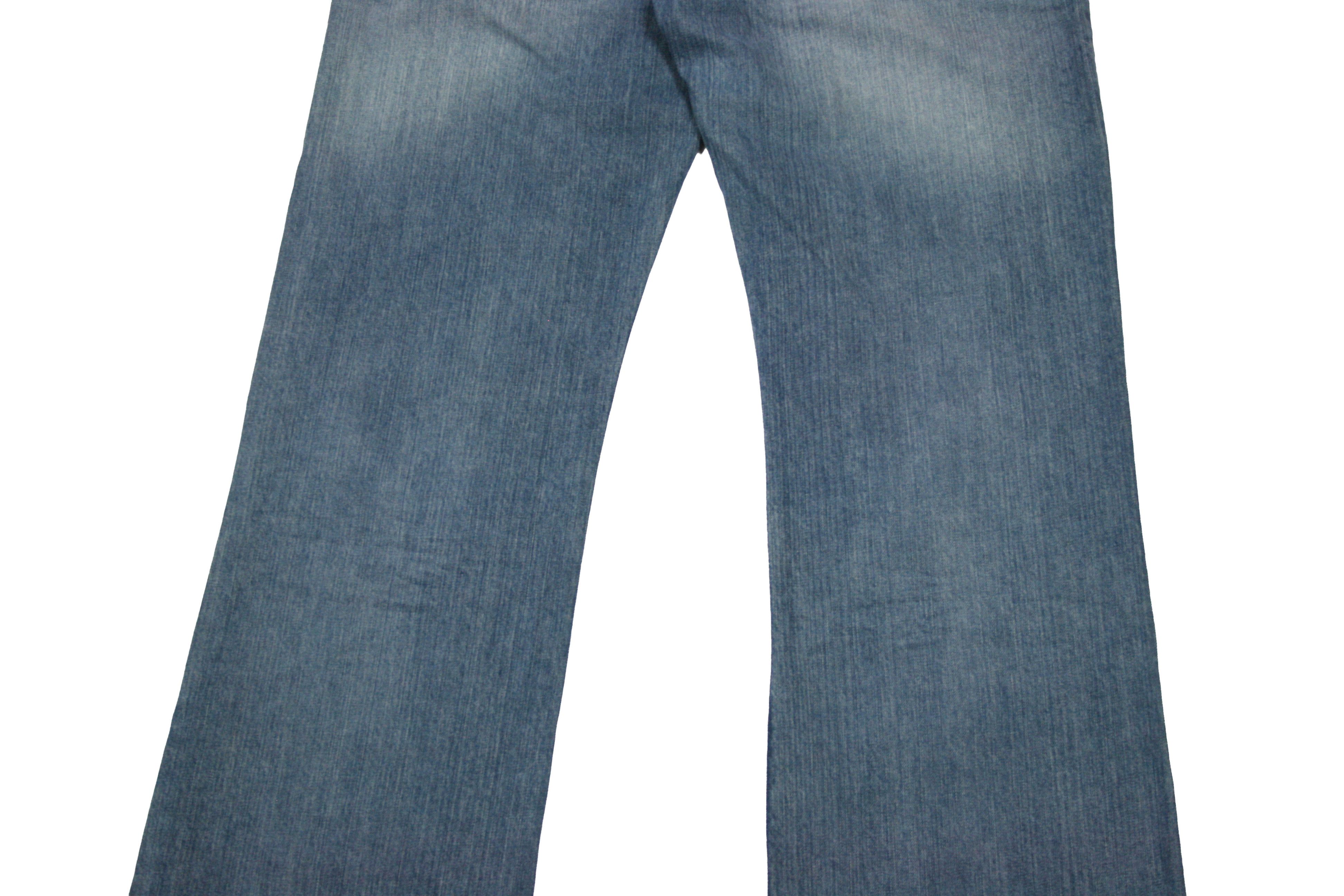 Just Cavalli 00S Y2K Flared Jeans Vintage Size US 32 / EU 48 - 7 Thumbnail