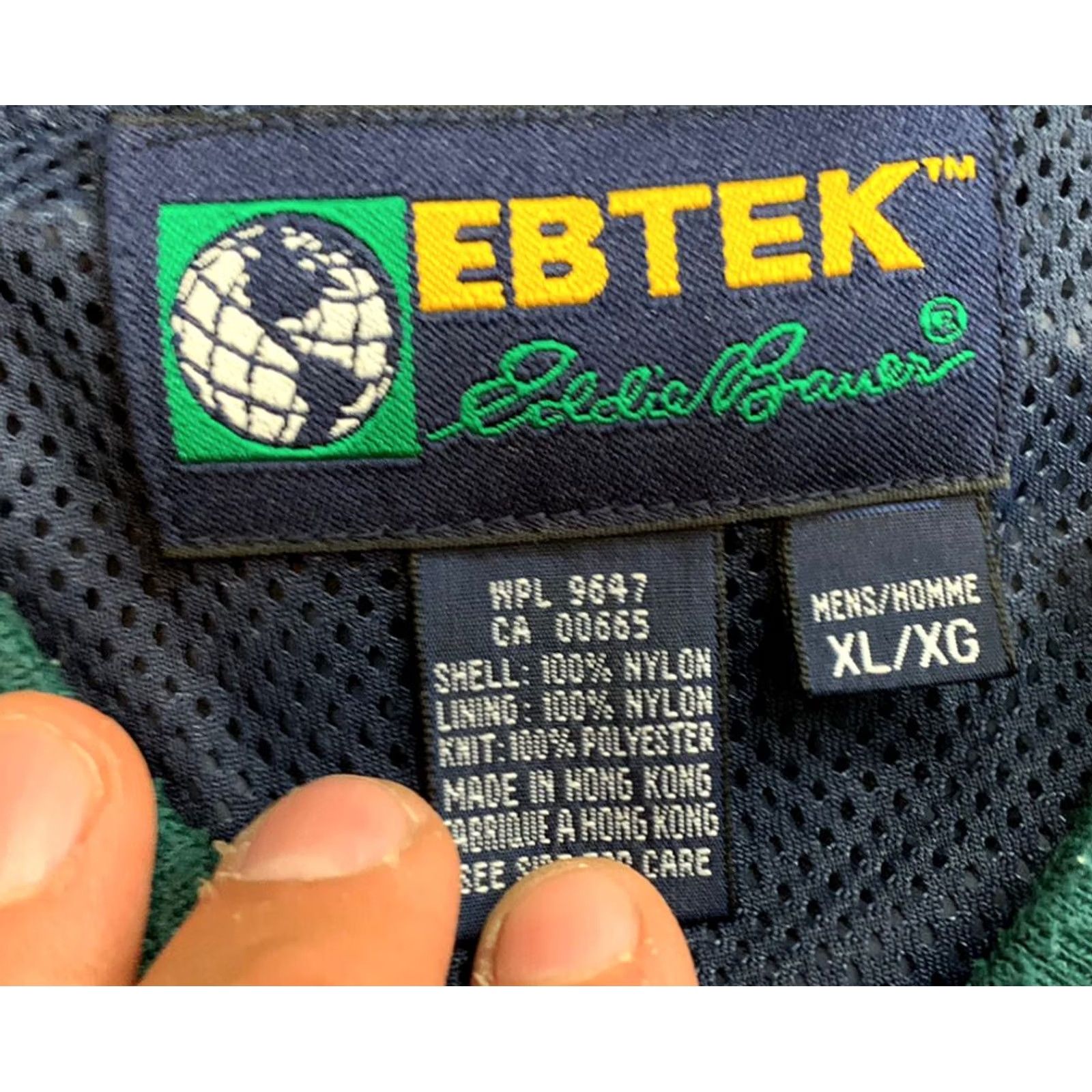 Eddie Bauer VINTAGE Eddie Bauer Golf EBTEK Windbreaker Jacket Men's XL Blue Size US XL / EU 56 / 4 - 3 Thumbnail