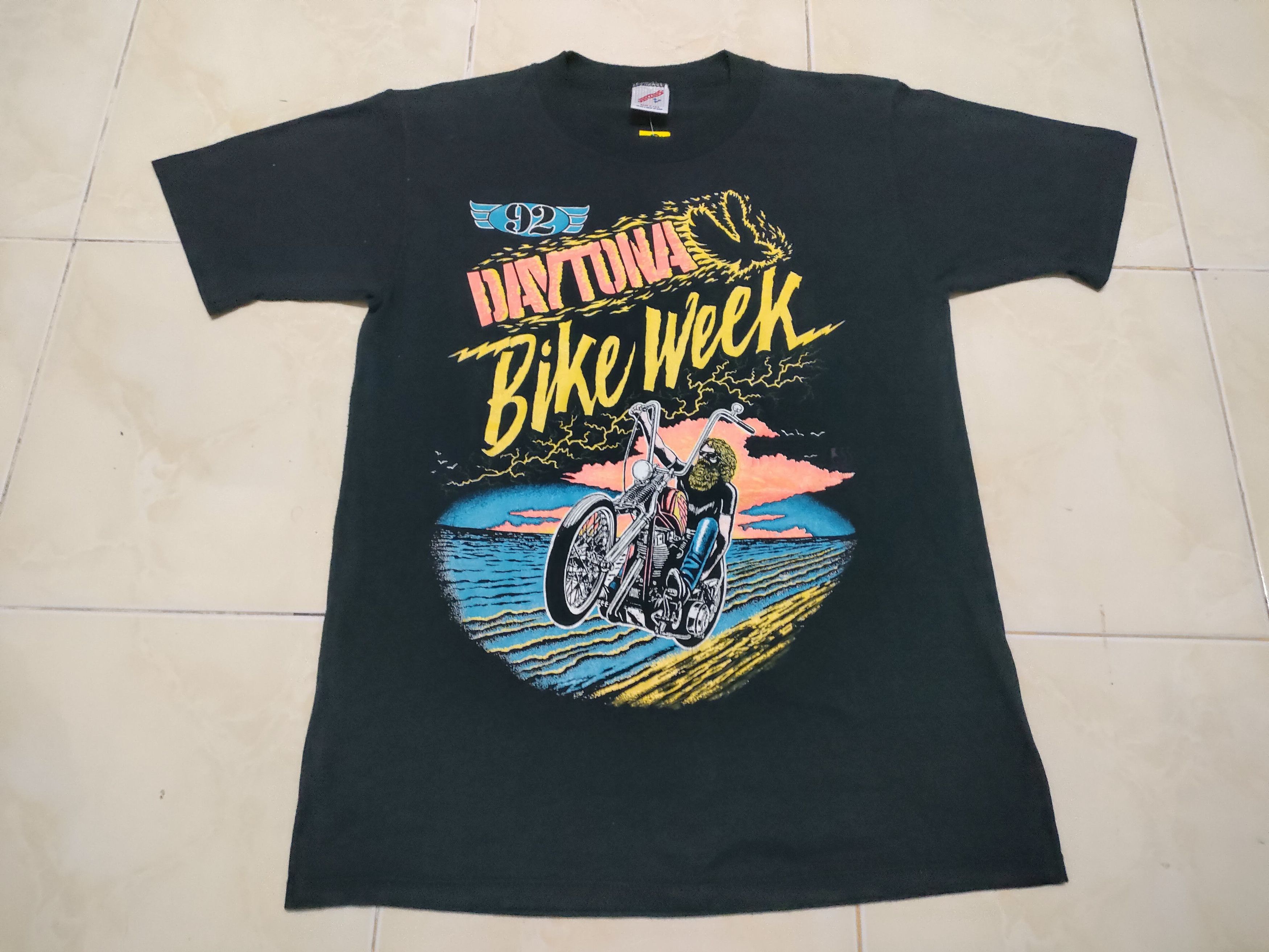 Harley Davidson × Vintage Vintage Bike Week Daytona Harley Davidson 3D Emblem T-Shirt Size US M / EU 48-50 / 2 - 1 Thumbnail