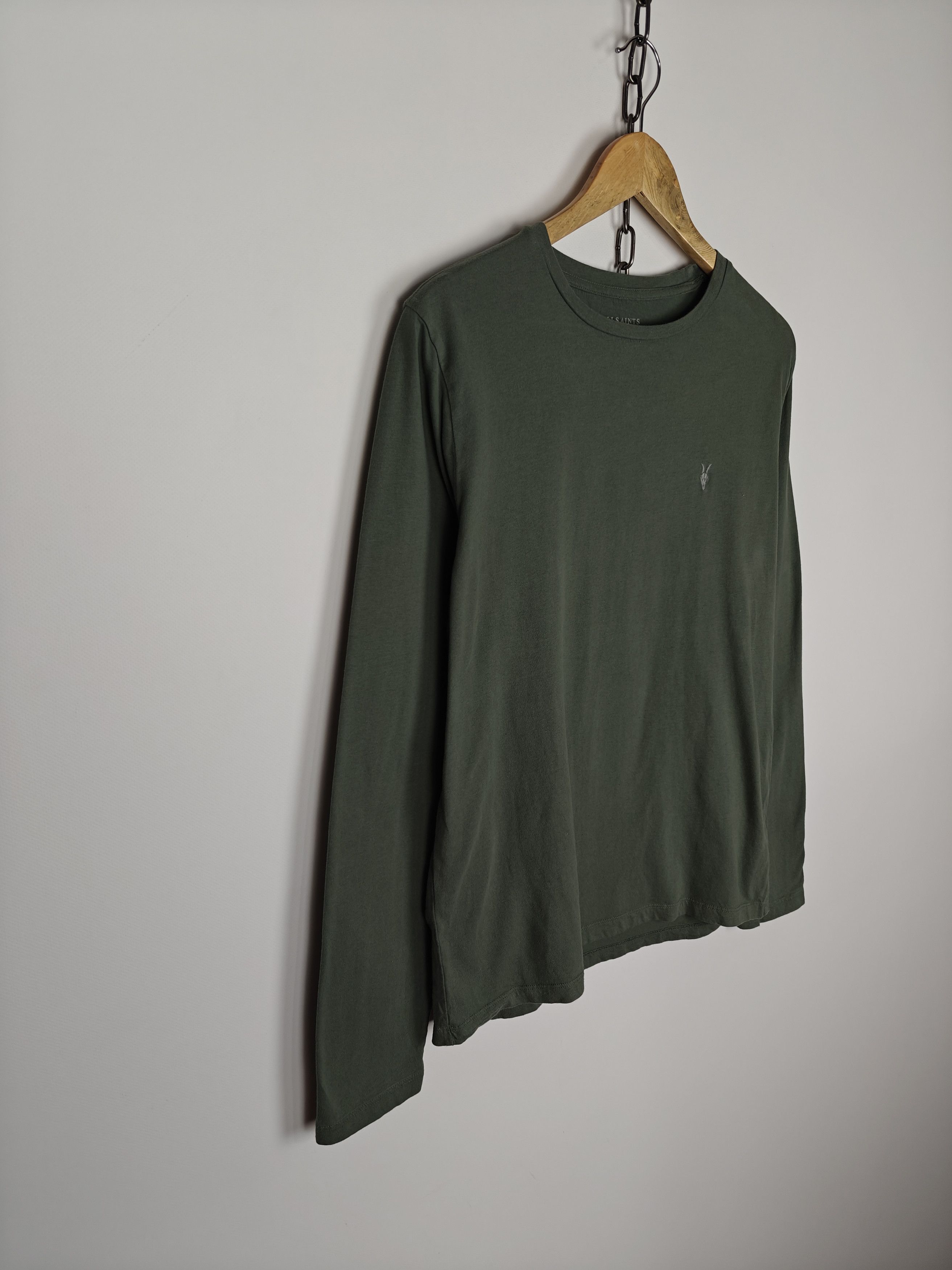 Allsaints Allsaints Longsleeve Race LS Crew Pullover Green size M Size US M / EU 48-50 / 2 - 5 Thumbnail