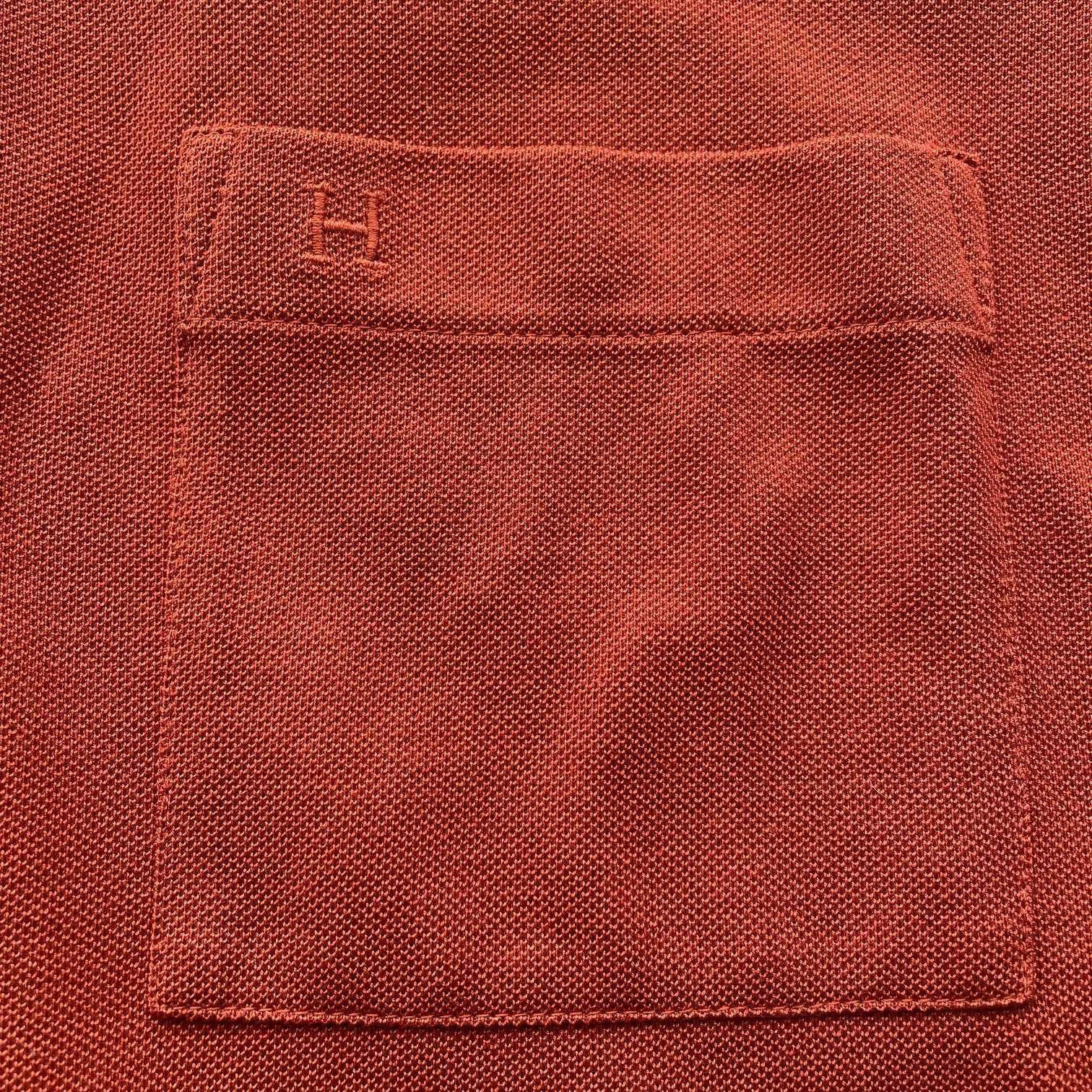 Hermes Hermes men's new Classic Orange polo shirt L Size US L / EU 52-54 / 3 - 3 Thumbnail
