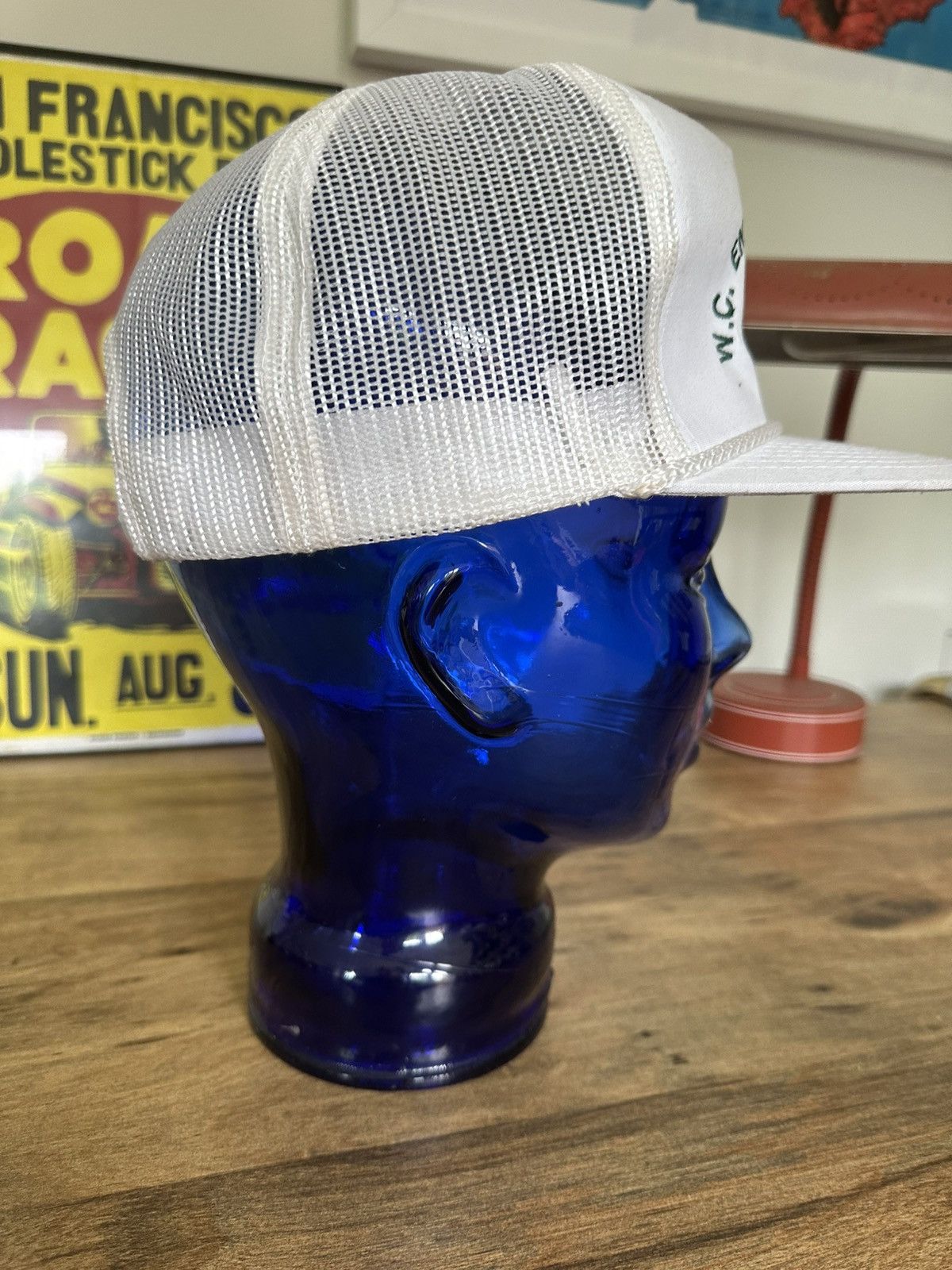 Vintage Vintage Construction Tractor White Snapback Size ONE SIZE - 4 Thumbnail