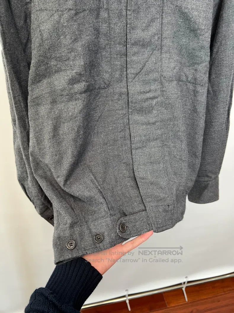 Dries Van Noten DRIES VAN NOTEN Grayish Blue Tailored Shirt Size US S / EU 44-46 / 1 - 5 Thumbnail