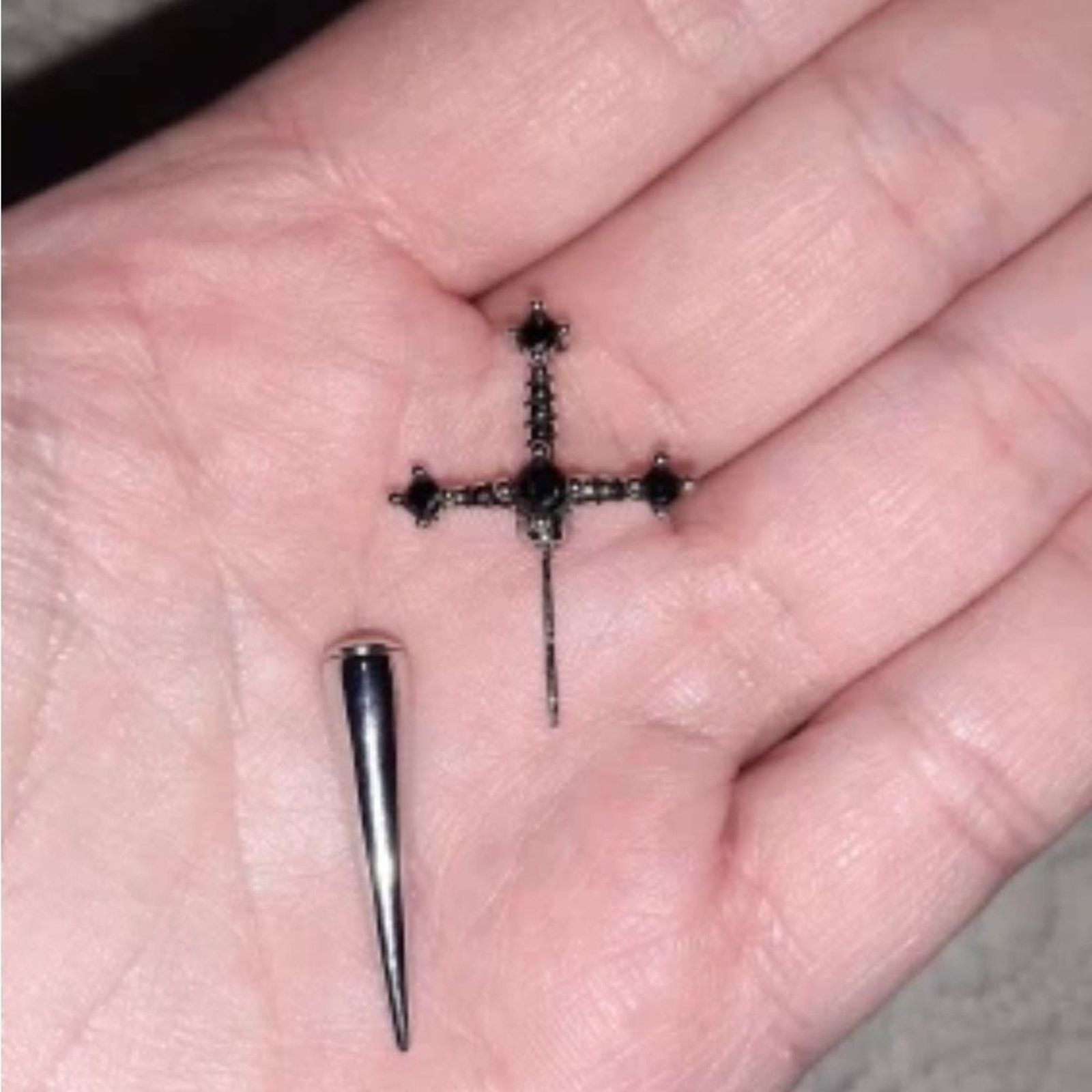 Other Sword silver plated earrings Size ONE SIZE - 4 Thumbnail