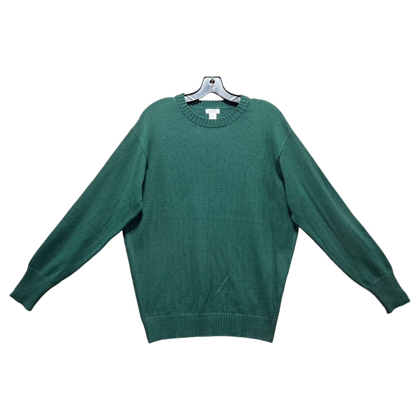 rue21 Rue 21 - Men's Casual Long Sleeve Sweater - Green - Small Size US S / EU 44-46 / 1 - 1 Thumbnail
