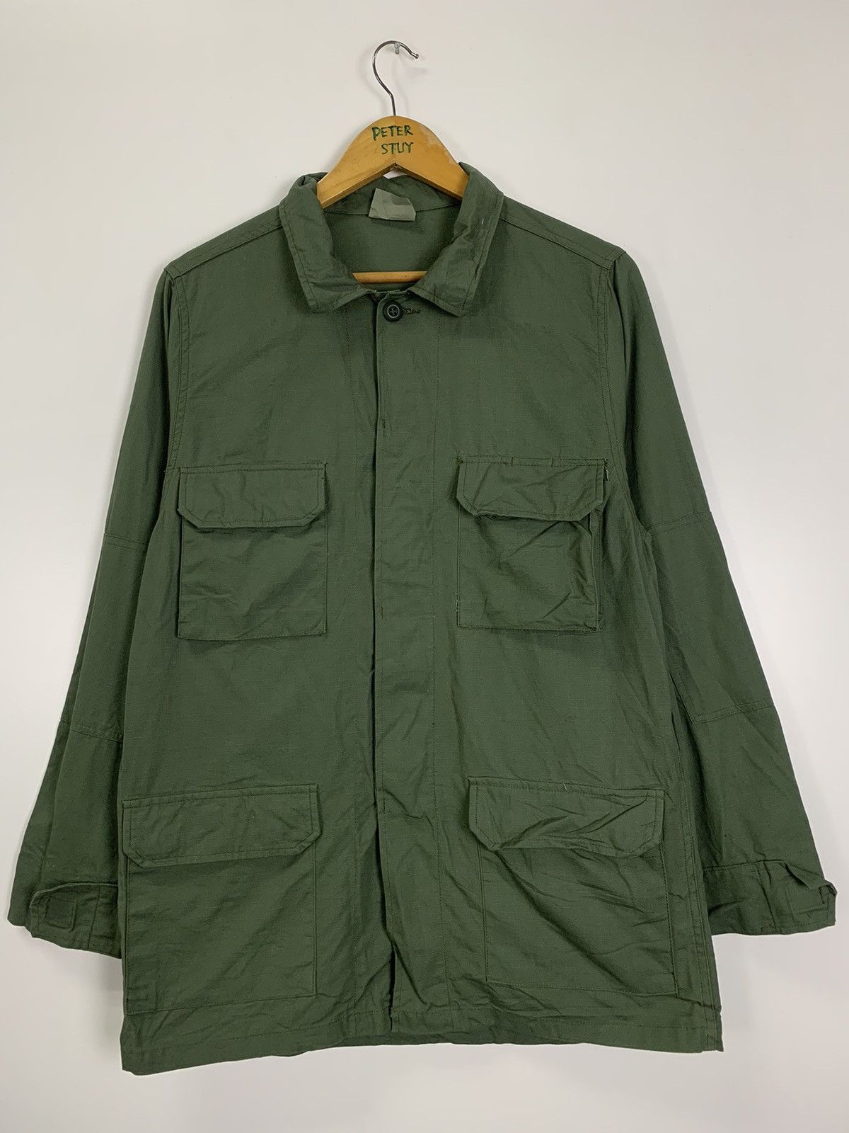 Field & Stream × Vintage Vintage 90s Military Field Jacket Size US S / EU 44-46 / 1 - 2 Thumbnail