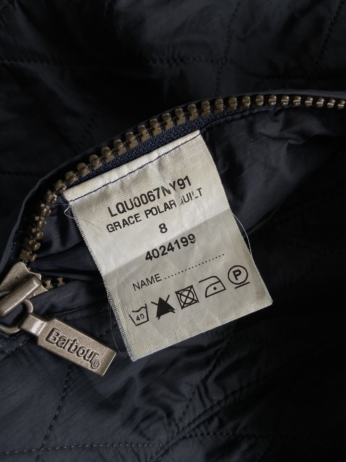 Barbour 1990s Barbour - Grace Polar Quilted Jacket Size M / US 6-8 / IT 42-44 - 9 Thumbnail