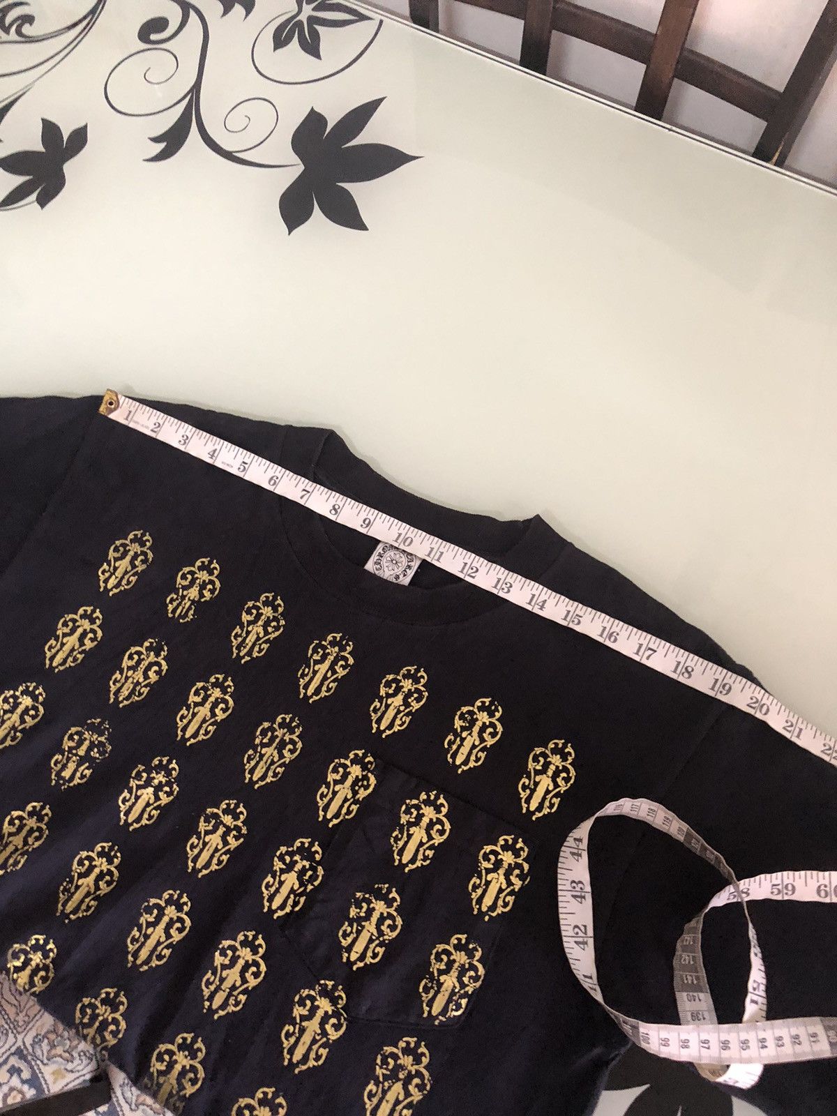 Chrome Hearts Vintage Chrome Heart Dagger Fullprint Tshirt Size US M / EU 48-50 / 2 - 18 Thumbnail