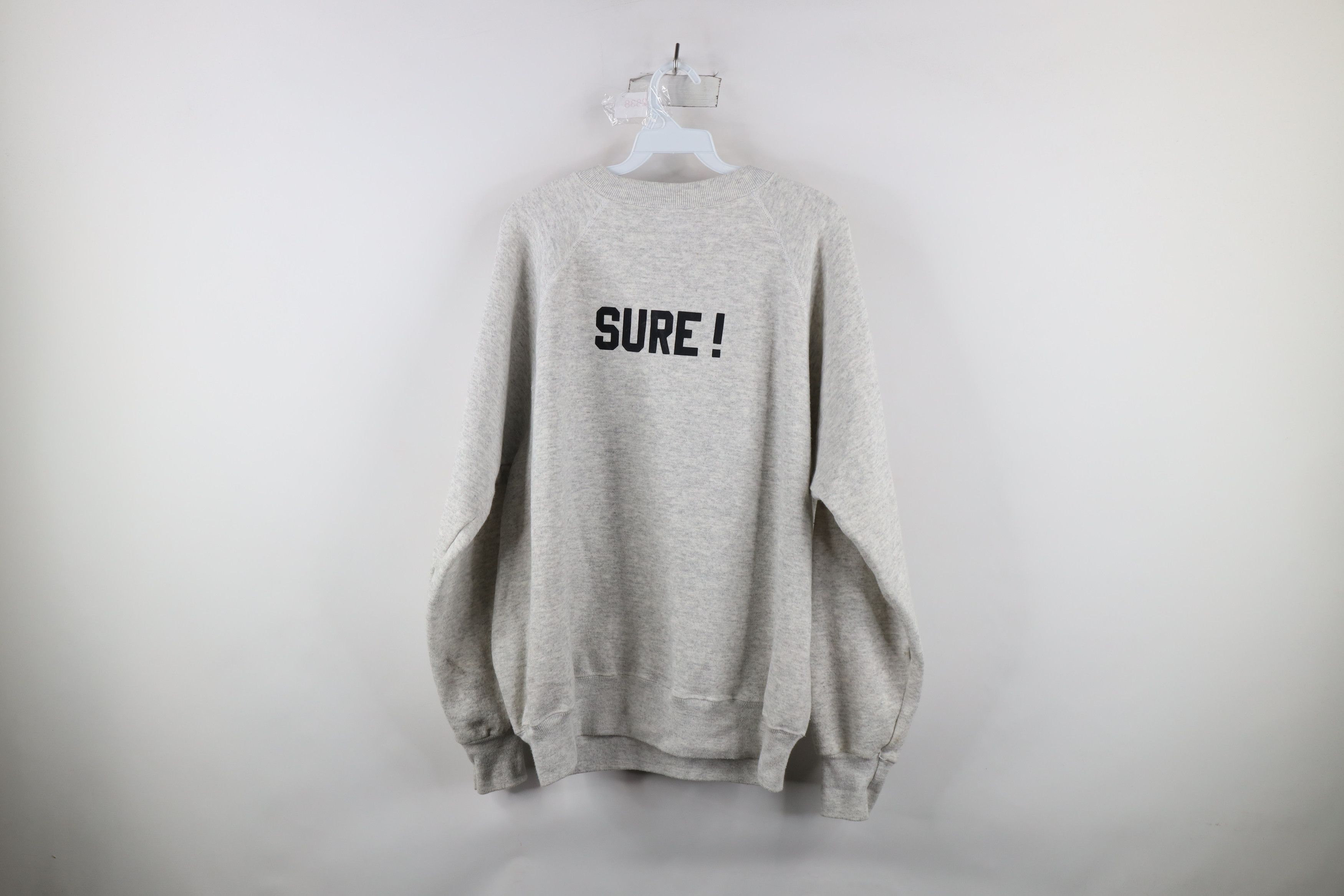 Vintage Vintage 90s Allen Play It Again Sam Sweatshirt Gray USA Size US XL / EU 56 / 4 - 12 Thumbnail