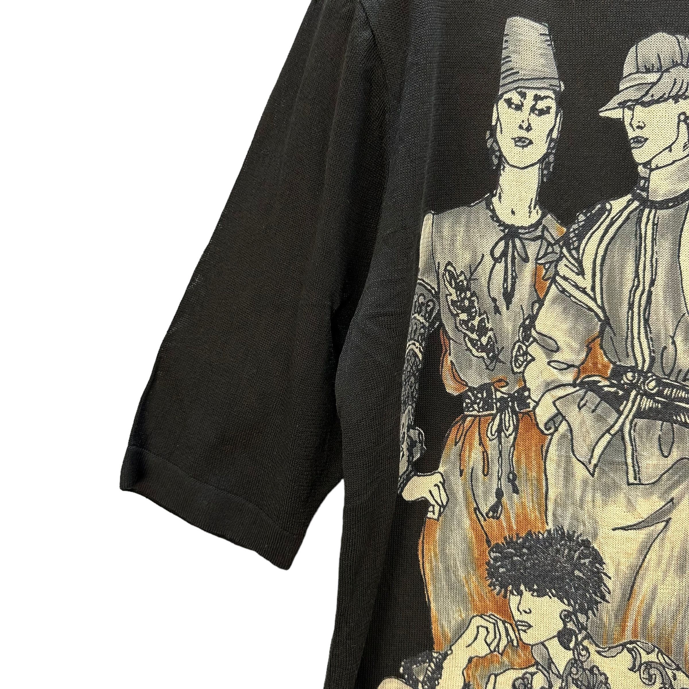 Japanese Brand PAOLO SINATTI ARTWORK ROMAN GRAPHIC TEES #9052-53 Size M / US 6-8 / IT 42-44 - 6 Thumbnail