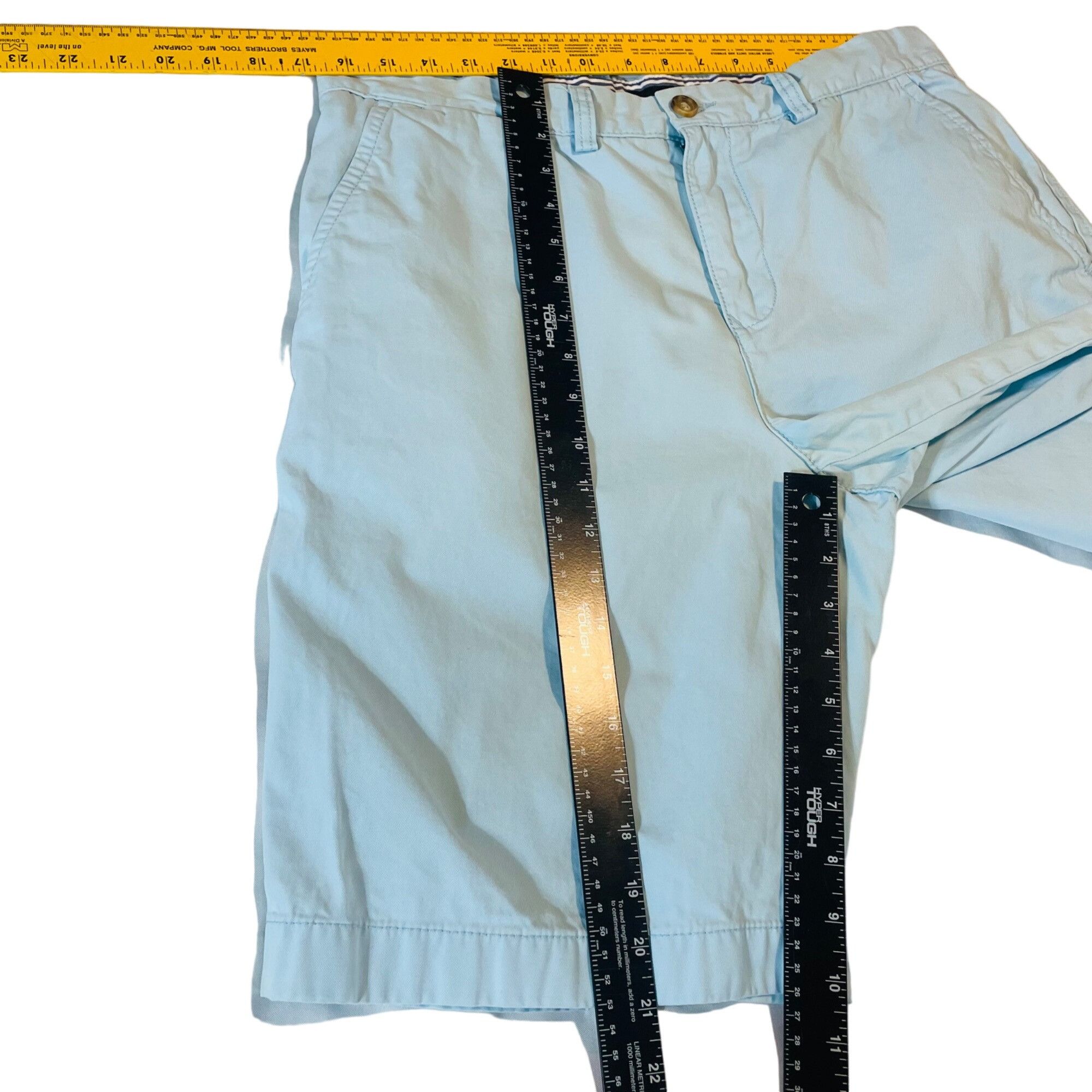 Tommy Hilfiger Tommy Hilfiger Men's Light Blue Chino Shorts Size 34 Cotton Size US 34 / EU 50 - 2 Thumbnail