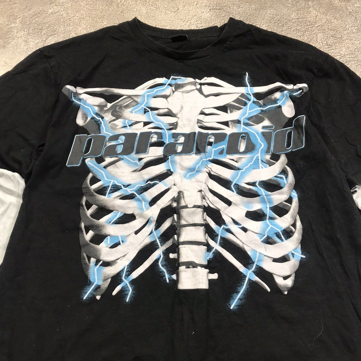 Vintage Vintage Y2K Skeleton Graphic Tee Layered Skate Streetwear M Size US M / EU 48-50 / 2 - 3 Thumbnail