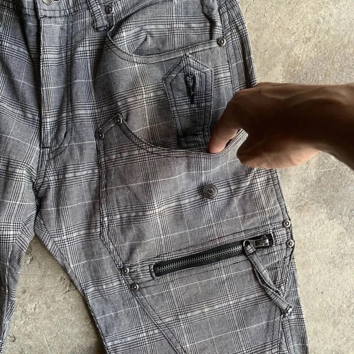 Bee Line by Billionaire Boys Club 💥 STEALS 💥BEE BELL Japan Multipocket VERY RARE Plaid Pants Size US 30 / EU 46 - 8 Thumbnail