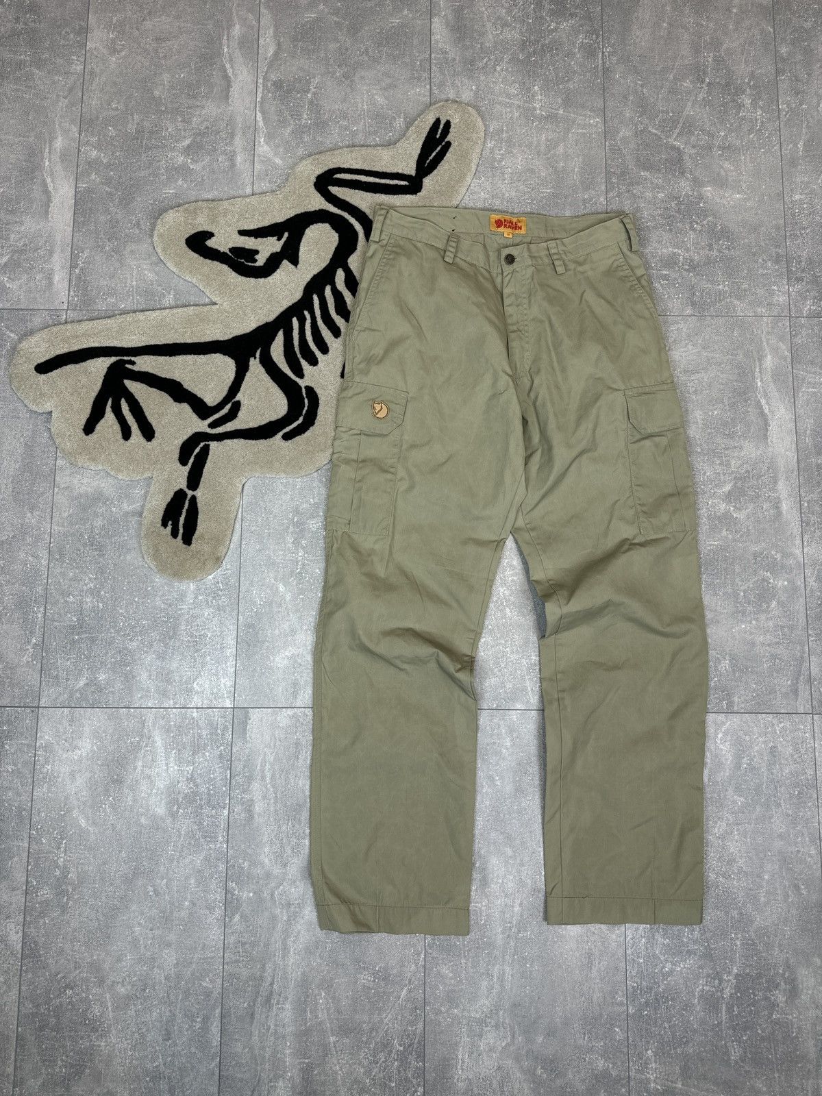 Fjallraven × Vintage Mens Vintage FjallRaven g1000 cargo pants waxed Size US 30 / EU 46 - 1 Thumbnail