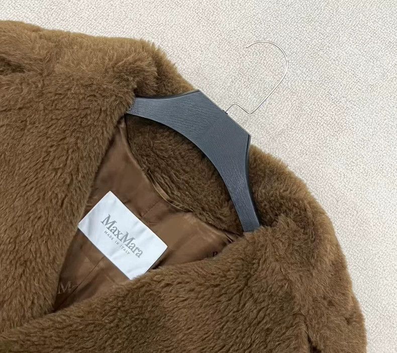Max Mara MaxMara Teddy Camel Long Coat-2508 Size S / US 4 / IT 40 - 4 Thumbnail
