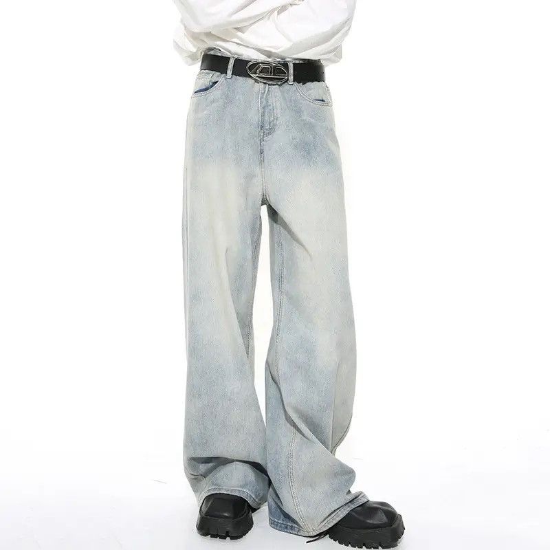 Japanese Brand × Jean Light style washed blue baggy jeans Size US 34 / EU 50 - 1 Thumbnail