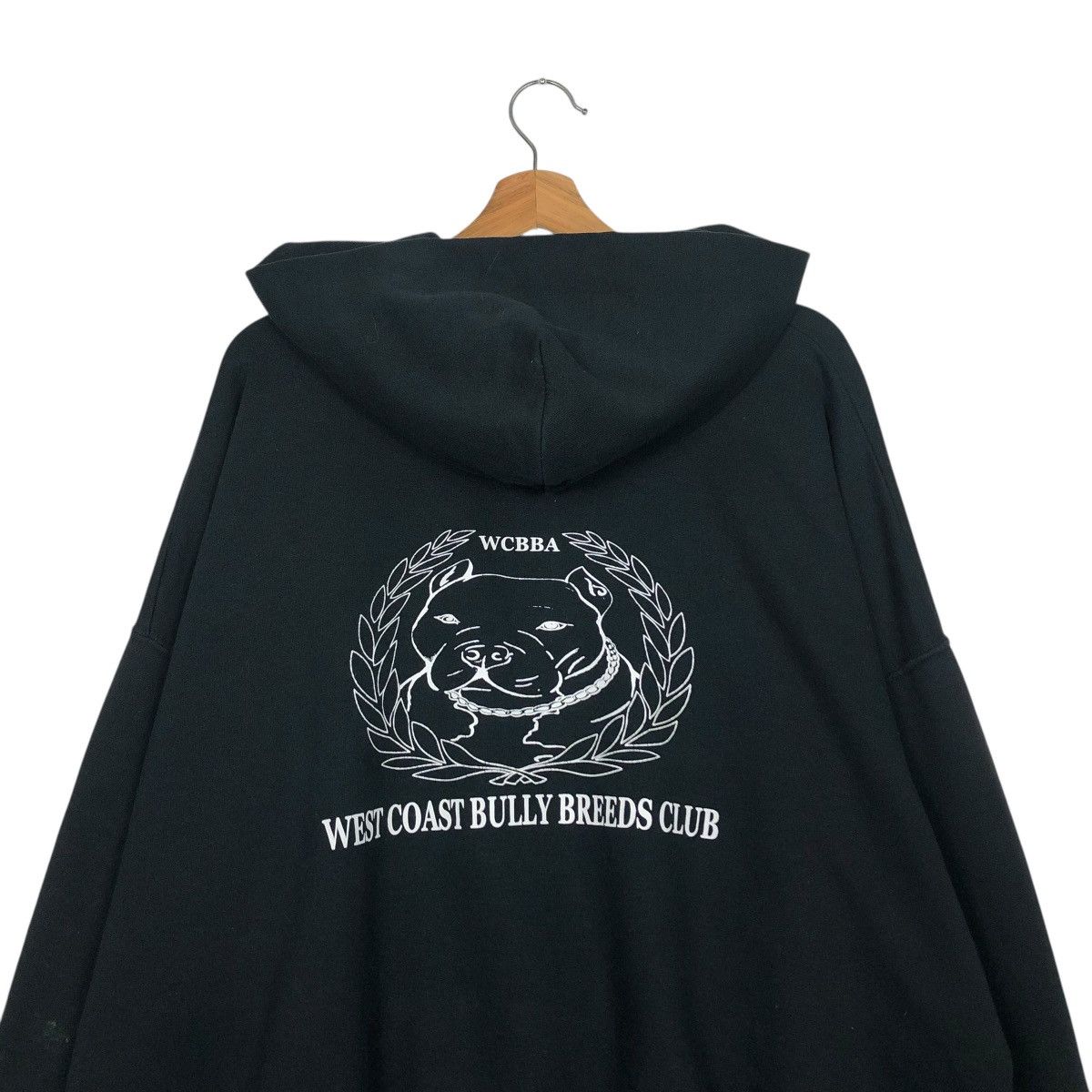 Vintage 🔥VINTAGE HOODIE PULL OVER WEST COAST BULLY BREEDS CLUB Size US XXL / EU 58 / 5 - 9 Thumbnail