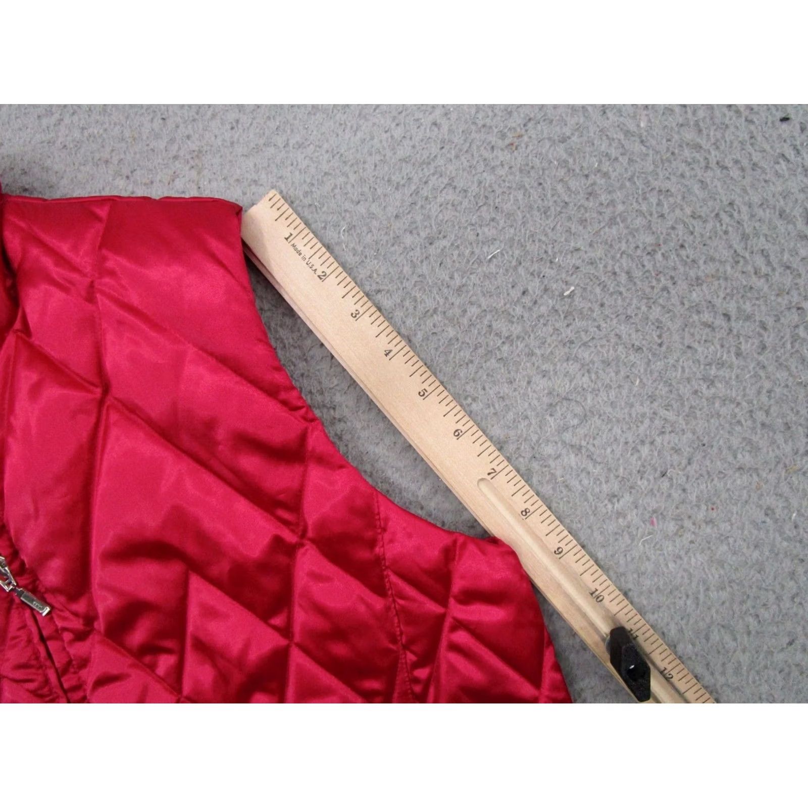 Lands' End Lands' End Puffer Vest Women's Goose Down Diamond Quilted Size S 6-8 Ski Pink Quilted Full Zip Pockets Lightweight Down Vest Womens Size S / US 4 / IT 40 - 7 Thumbnail