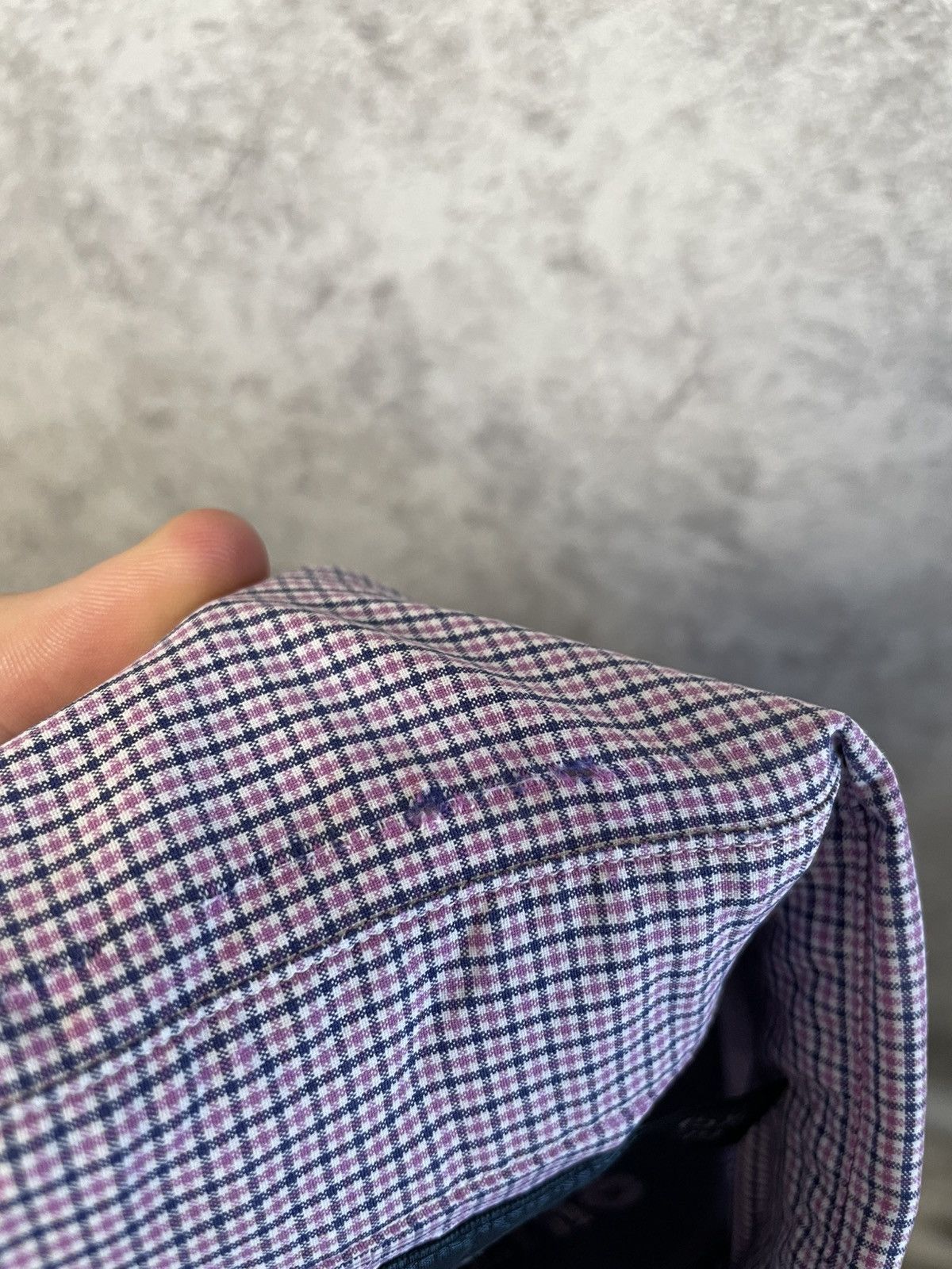 Polo Ralph Lauren Vintage Polo Ralph Lauren Purple Checkered Long Sleeve Shirt Size US M / EU 48-50 / 2 - 11 Thumbnail