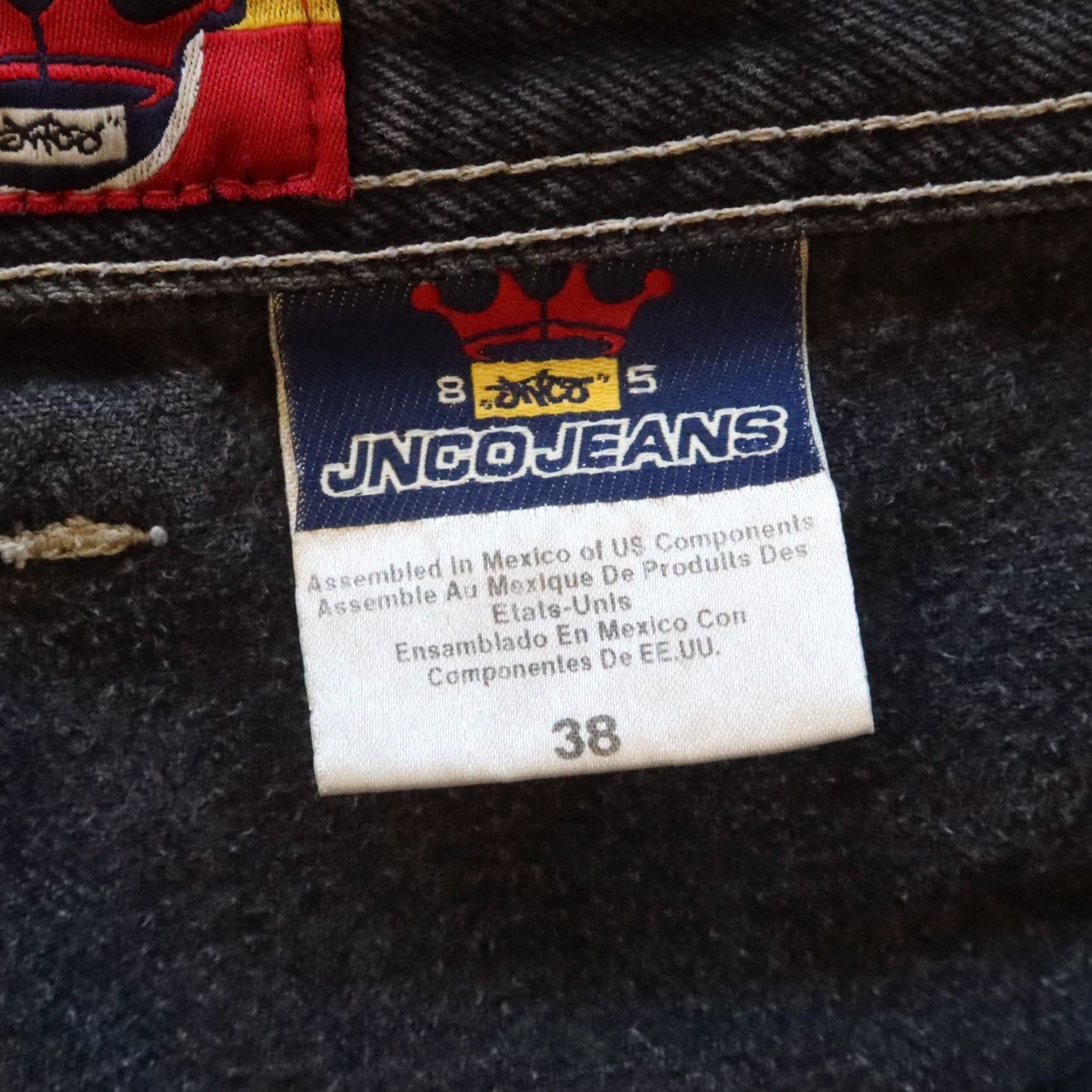 JNCO Vintage JNCO Jeans Dargon Denim Shorts Size 38 Black Men Cargo Cotton 38 Size US 38 / EU 54 - 5 Thumbnail