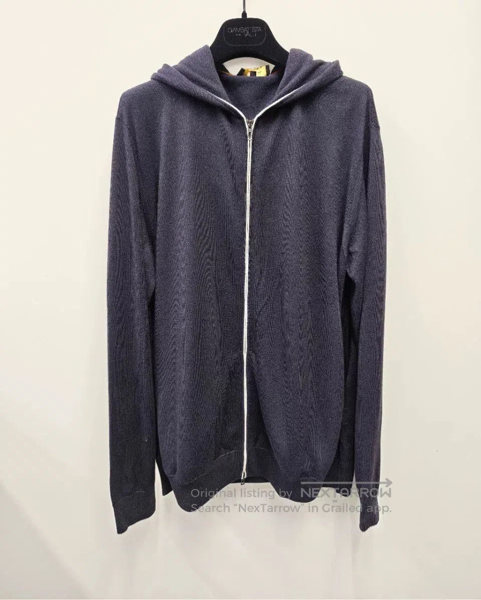 Loro Piana Loro Piana Men's Hooded Zip Jacket. Size US XL / EU 56 / 4 - 5 Thumbnail