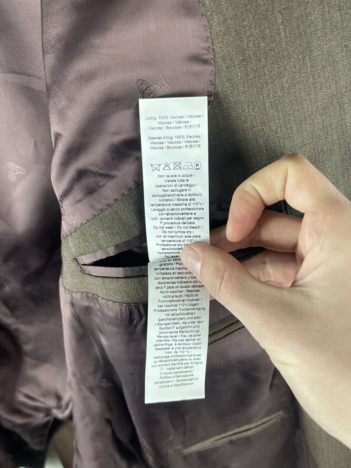 Vivienne Westwood Vivienne Westwood RAF Archive Wool Suit Brown Serge Wool Size 50R - 18 Thumbnail