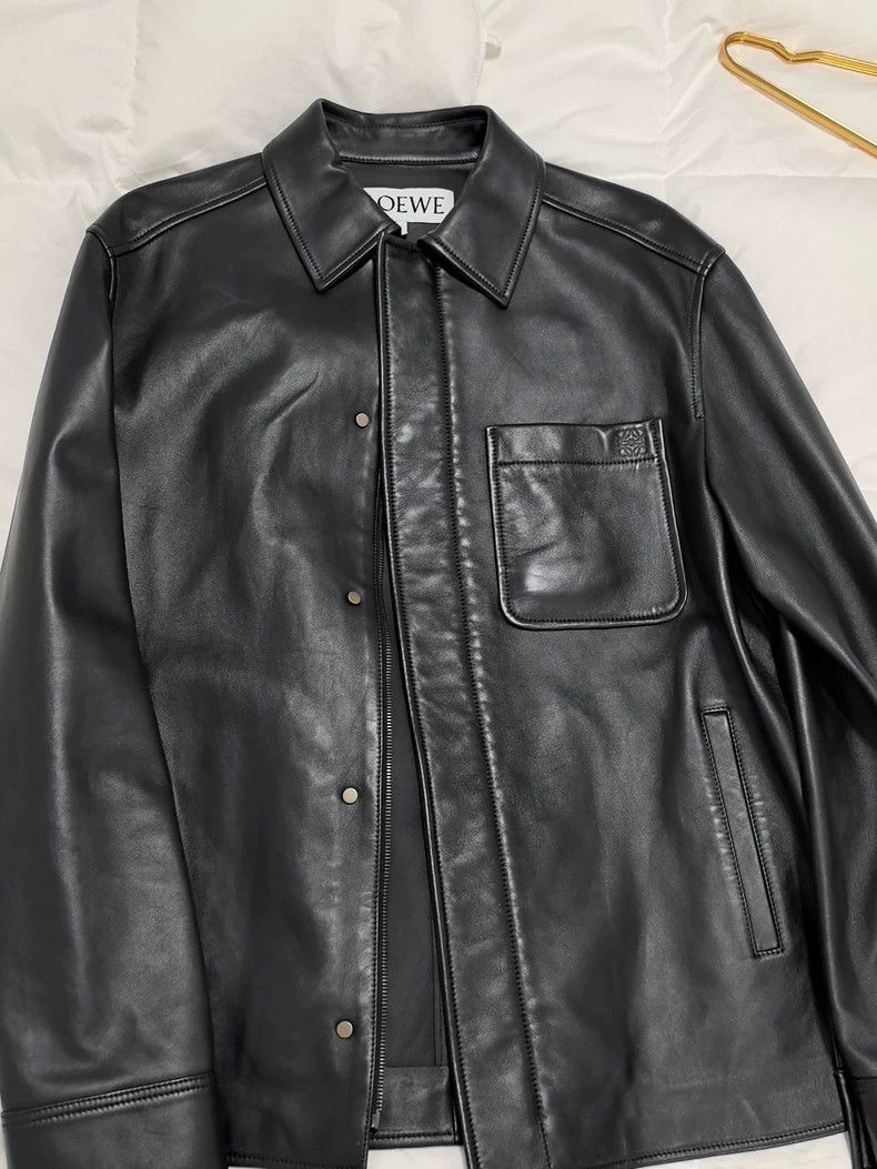 Loewe LOEWE Black jacket and leather coat Size M / US 6-8 / IT 42-44 - 1 Thumbnail