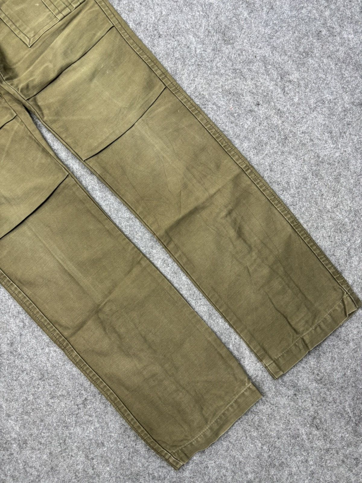 Japanese Brand DISCIPLE motocyclist Stylish Sturdy Cargo Biker Pant F739 Size US 29 - 10 Thumbnail