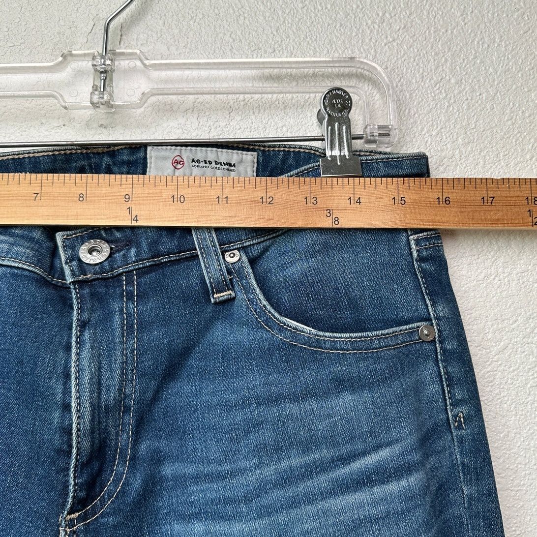 AG Adriano Goldschmied AG Prima Jeans Medium Light Wash Womens US 30R Cigarette Size 30" / US 8 / IT 44 - 12 Thumbnail
