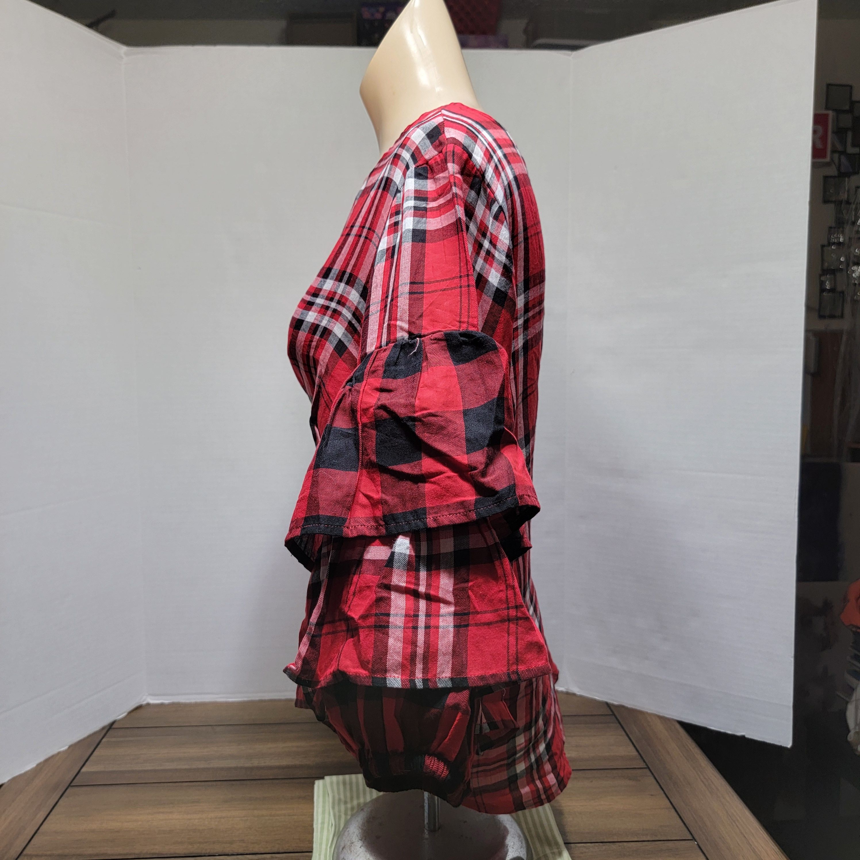 Other Boutique Plus Blouse w/ Flare Sleeves - OX (14W) NWT Size XL / US 12-14 / IT 48-50 - 2 Thumbnail