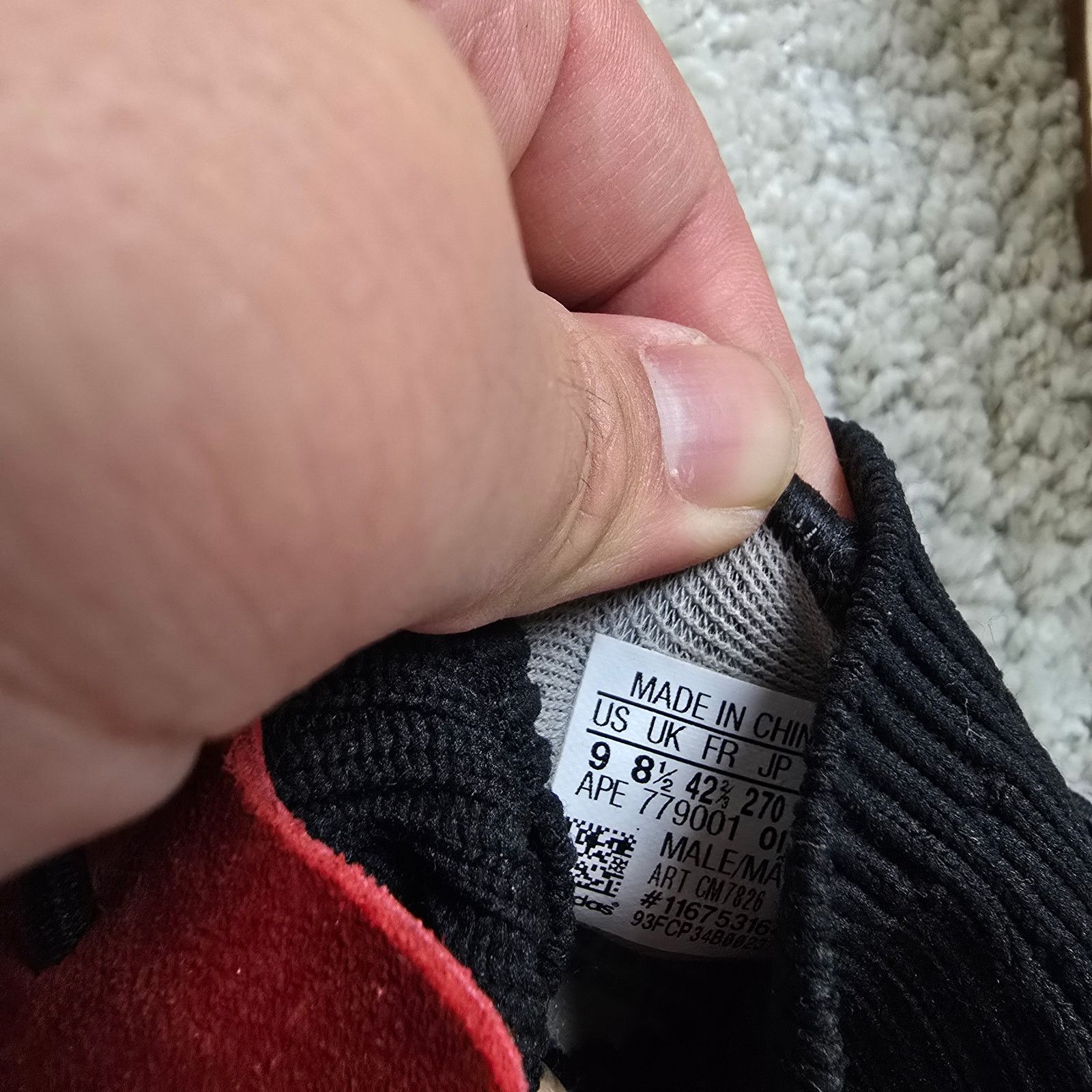 Alexander Wang Alexander Wang X Adidas AW Run Knit Mens 9 White Blue USA Size US 9 / EU 42 - 5 Thumbnail