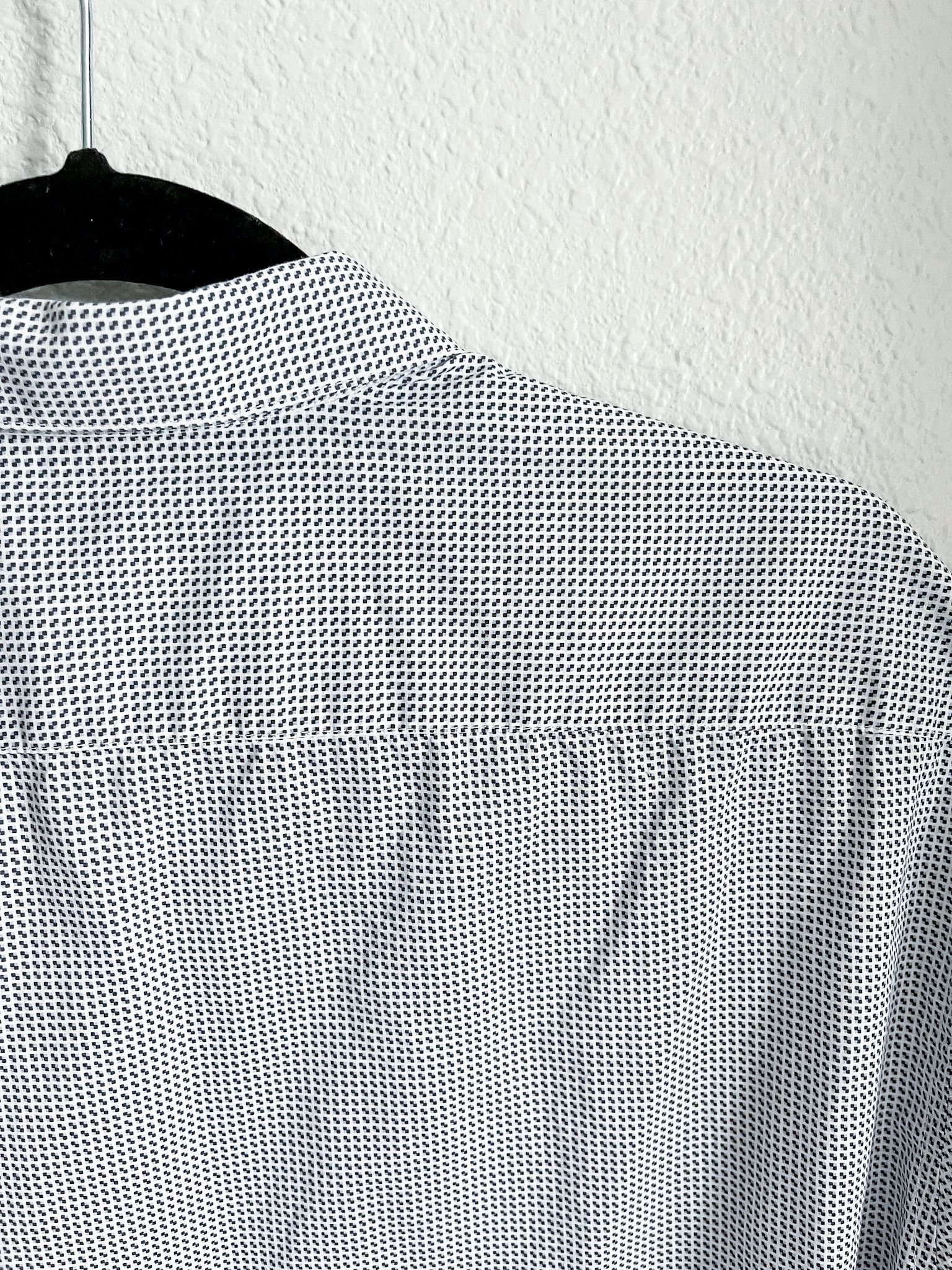 Theory Theory White & Blue Grid Button Up Shirt Size US XL / EU 56 / 4 - 5 Thumbnail